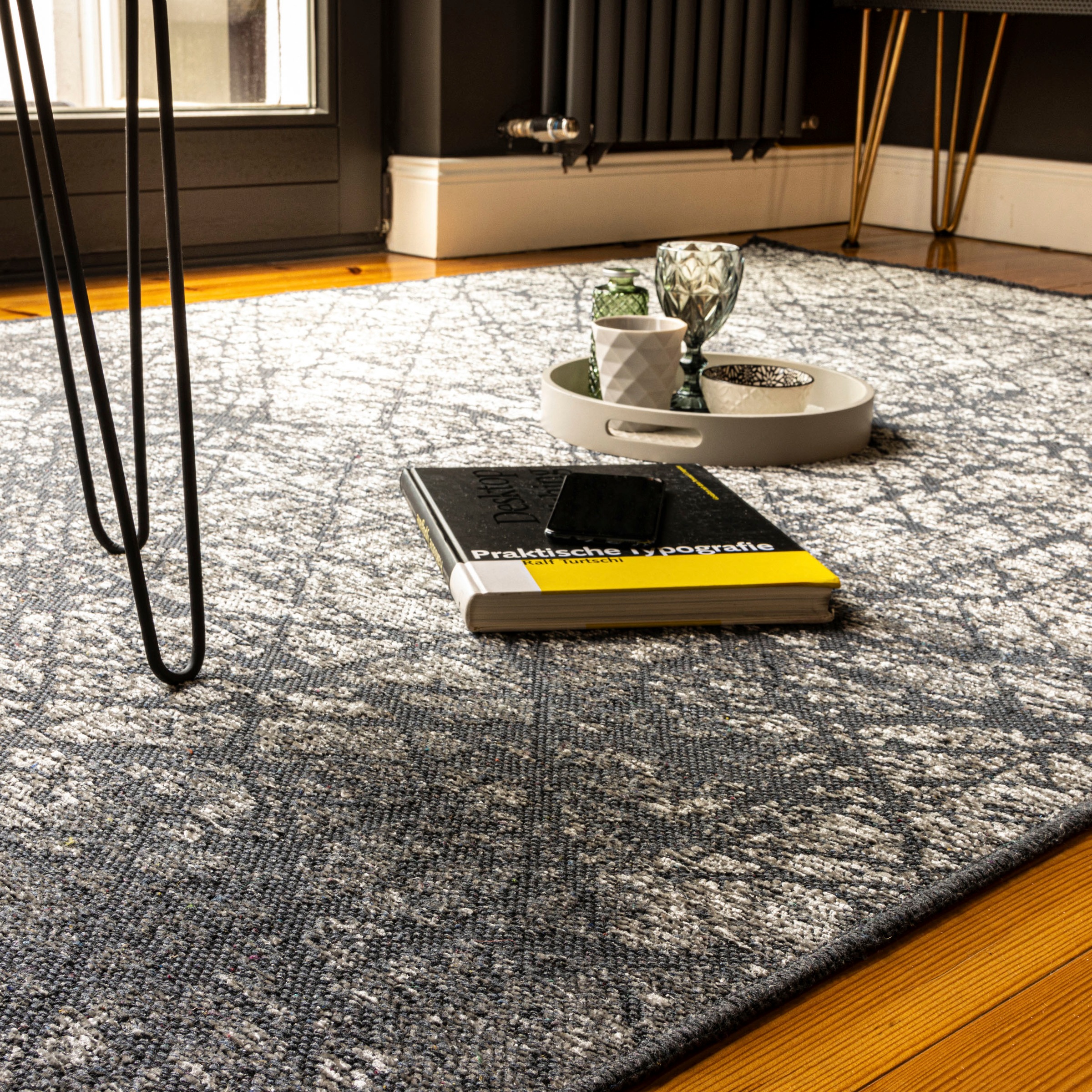 Obsession Teppich »My Amalfi 391«, rechteckig, 6 mm Höhe, Kurzflor, modernes Design, ideal im Wohnzimmer & Schlafzimmer