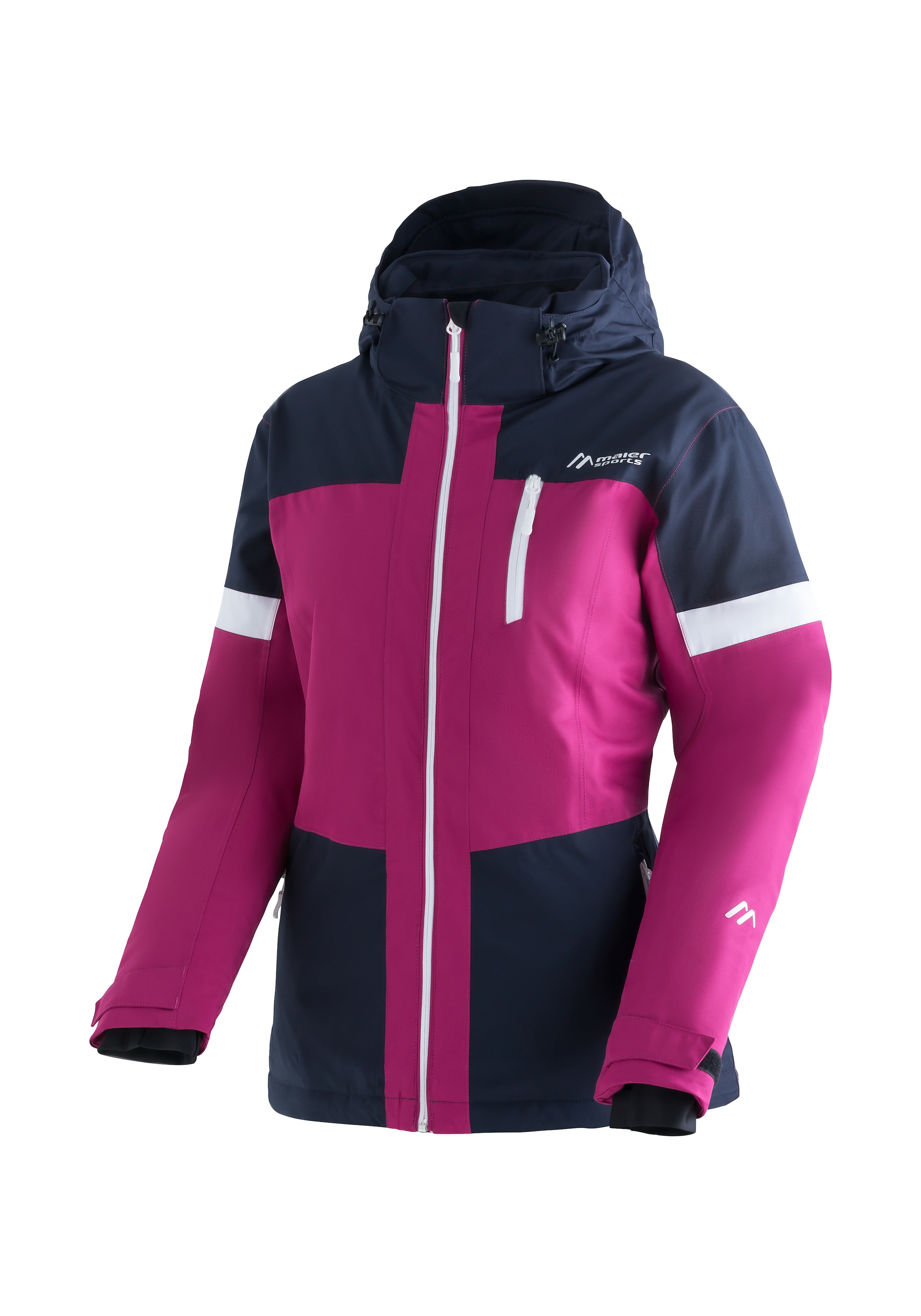 Maier Sports Skijacke »HANNI«, Damen Winterjacke, wasserdicht, 3 RV-Taschen und Kapuze, Regular fit