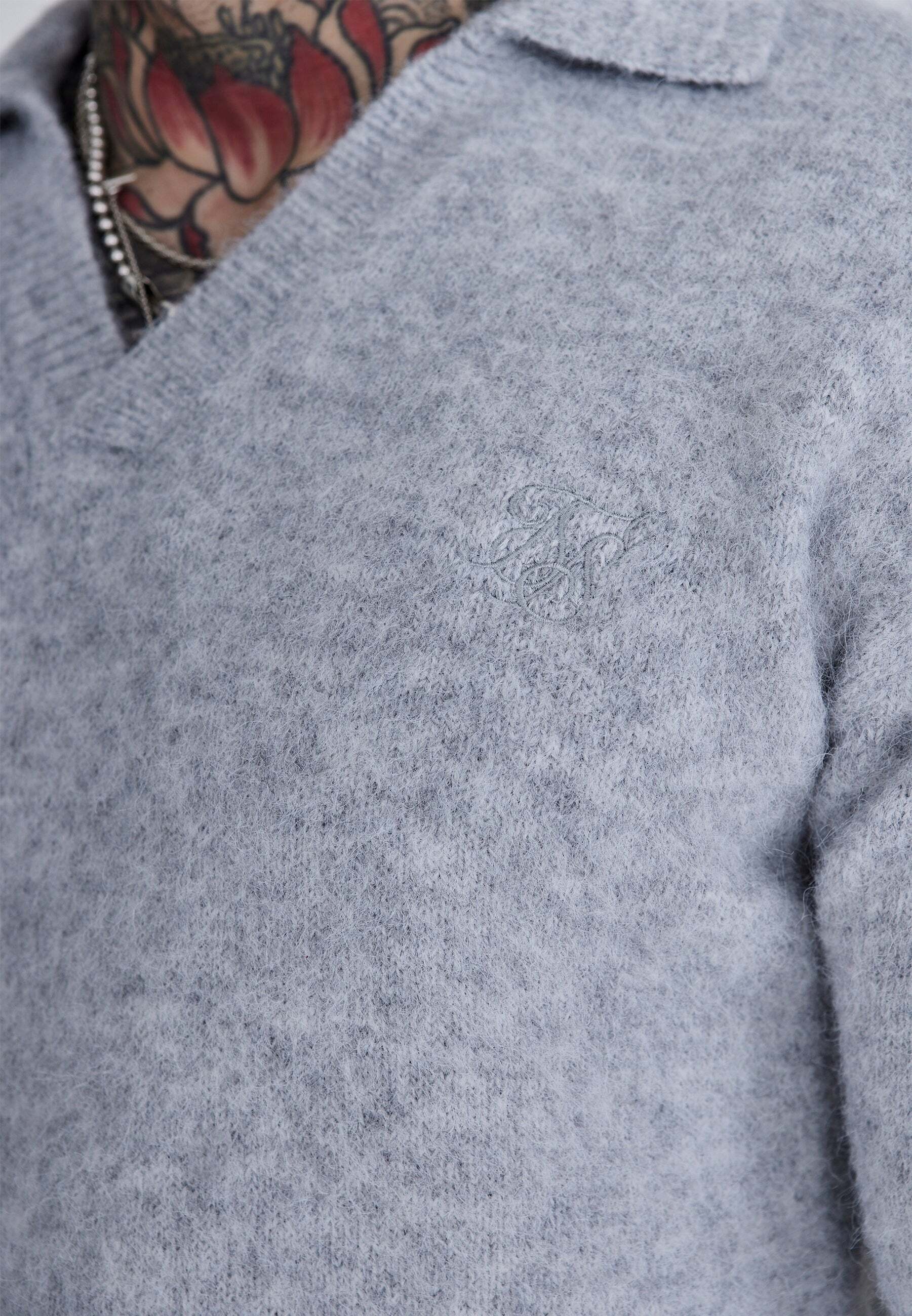 Siksilk Strickpullover »Siksilk Pullover Knitted Polo Sweater«