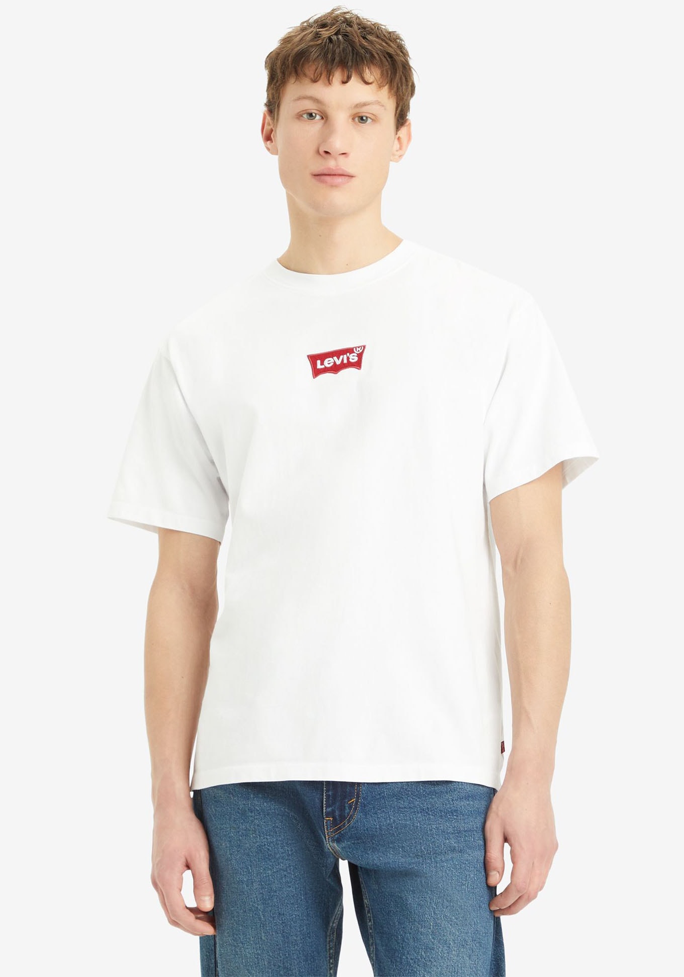 Image of Levis T-Shirt "SEVINTAGE" mit Logo-Aufnäher auf der Brust
