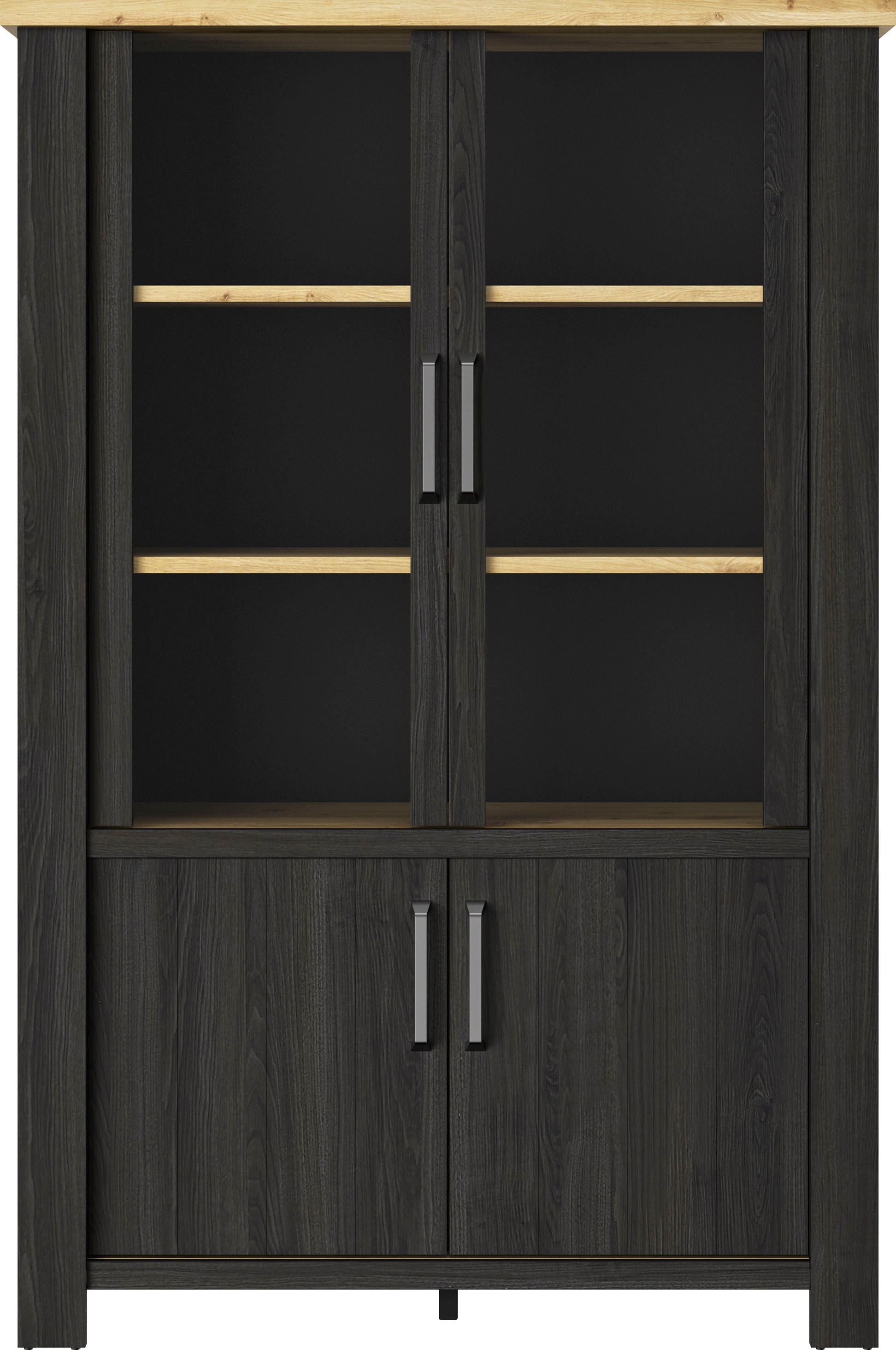 Image of Gami Vitrine "Sequoia" 1 Stk. tlg. Wohnzimmer-Programm in Landhaus- und Industrial-Dekor