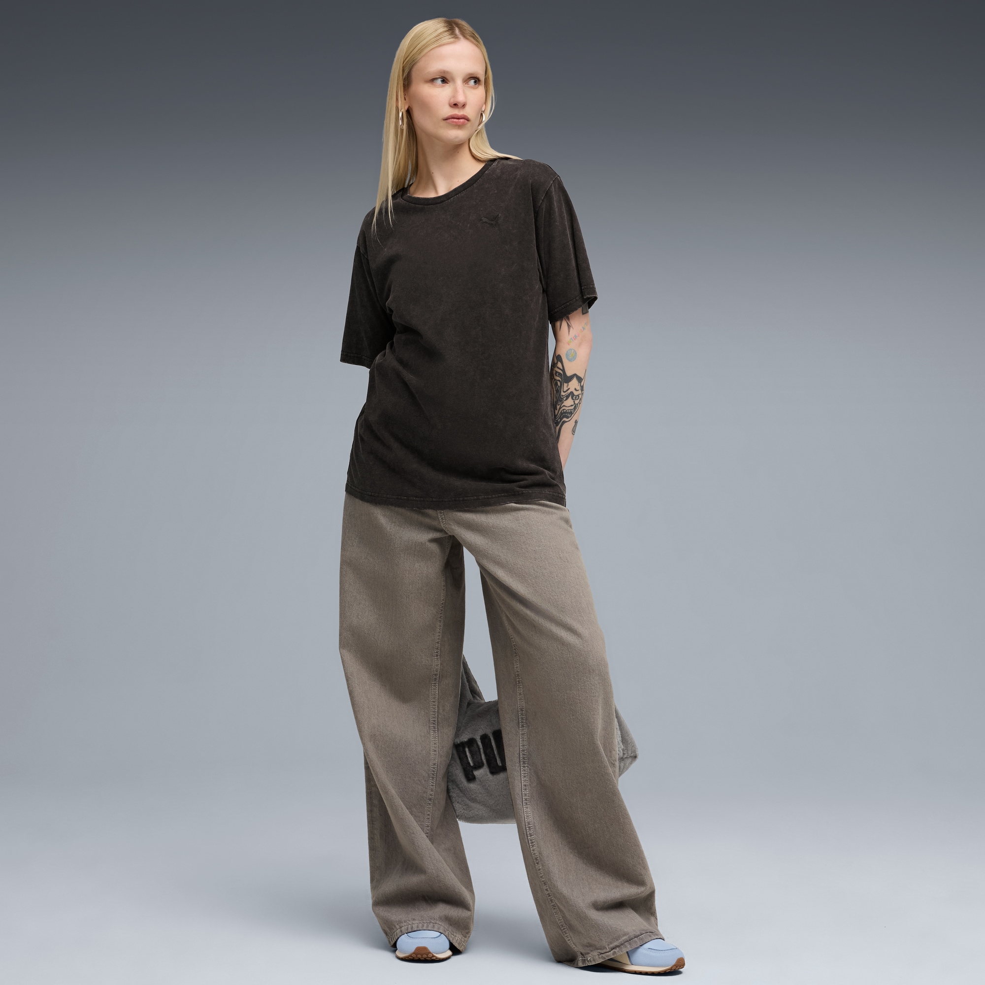 PUMA T-Shirt »ESS ELEVATED RELAXED WASH TEE«