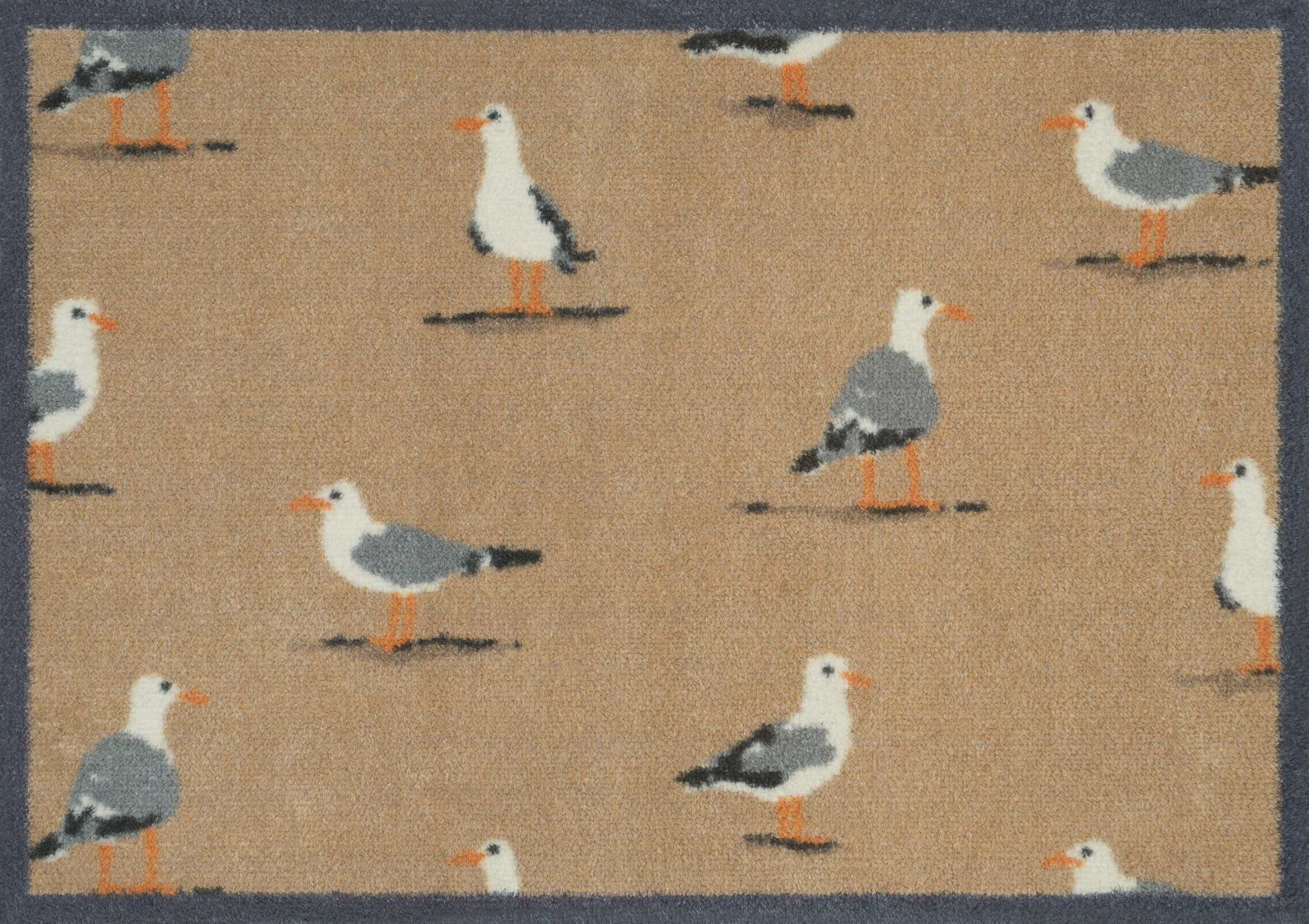 Image of Turtle Mat Fussmatte "Shore Birds Neutral" rechteckig 9 mm Höhe