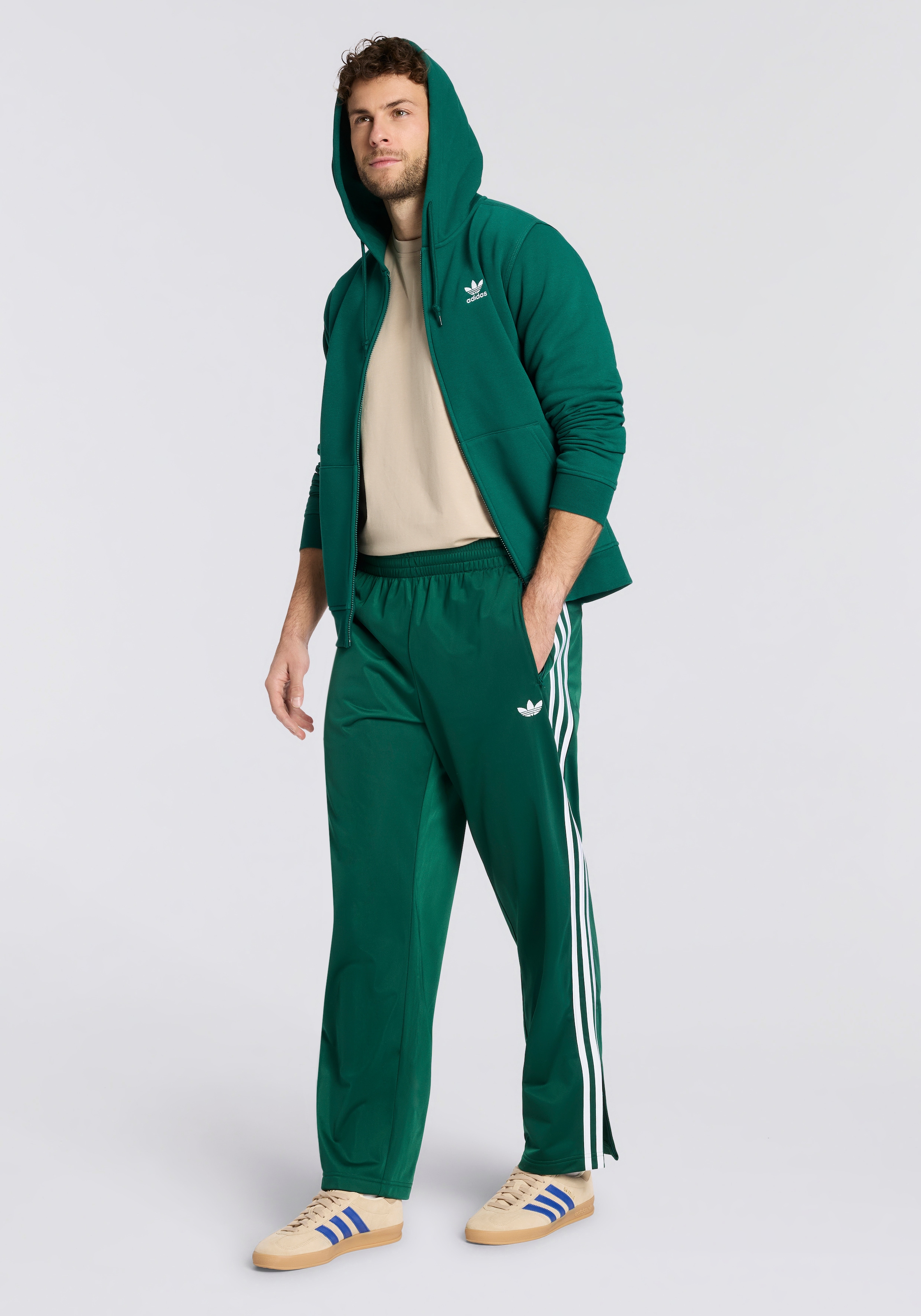 adidas Originals Sweat à capuche »TREFOIL ESSENTIALS«, Full Zip Hoddie, Kapuzenpullover, Kapuzenjacke mit Reissverschluss
