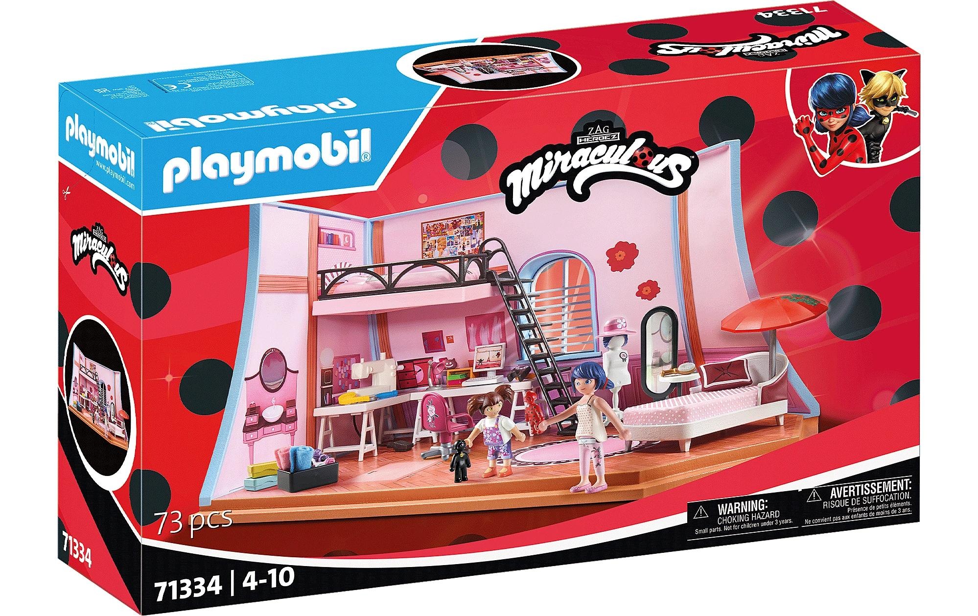 Image of Playmobil Spielbausteine "Miraculous Marinettes Loft 71334"