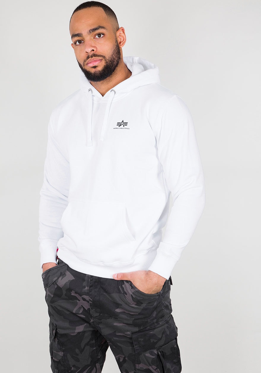 Image of Alpha Industries Kapuzensweatshirt "Hoody Small Logo", Baumwollmischung, regular fit