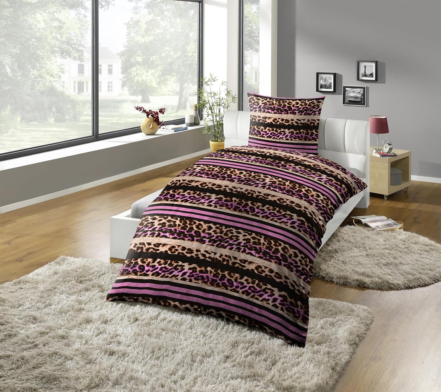 Image of KiNZLER Bettwäsche "Polycotton Flanell" 2 tlg. besonders weich, verschiedene Designs