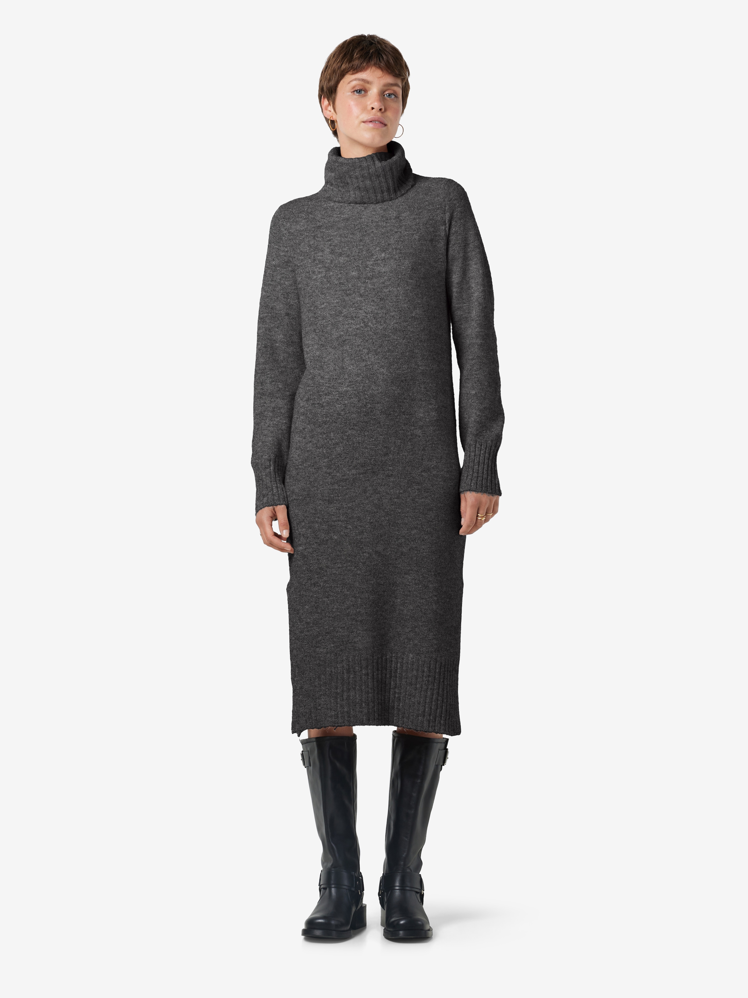 Noisy may Strickkleid »NMVIOLA L/S ROLLNECK KNIT DRESS FWD NOOS«