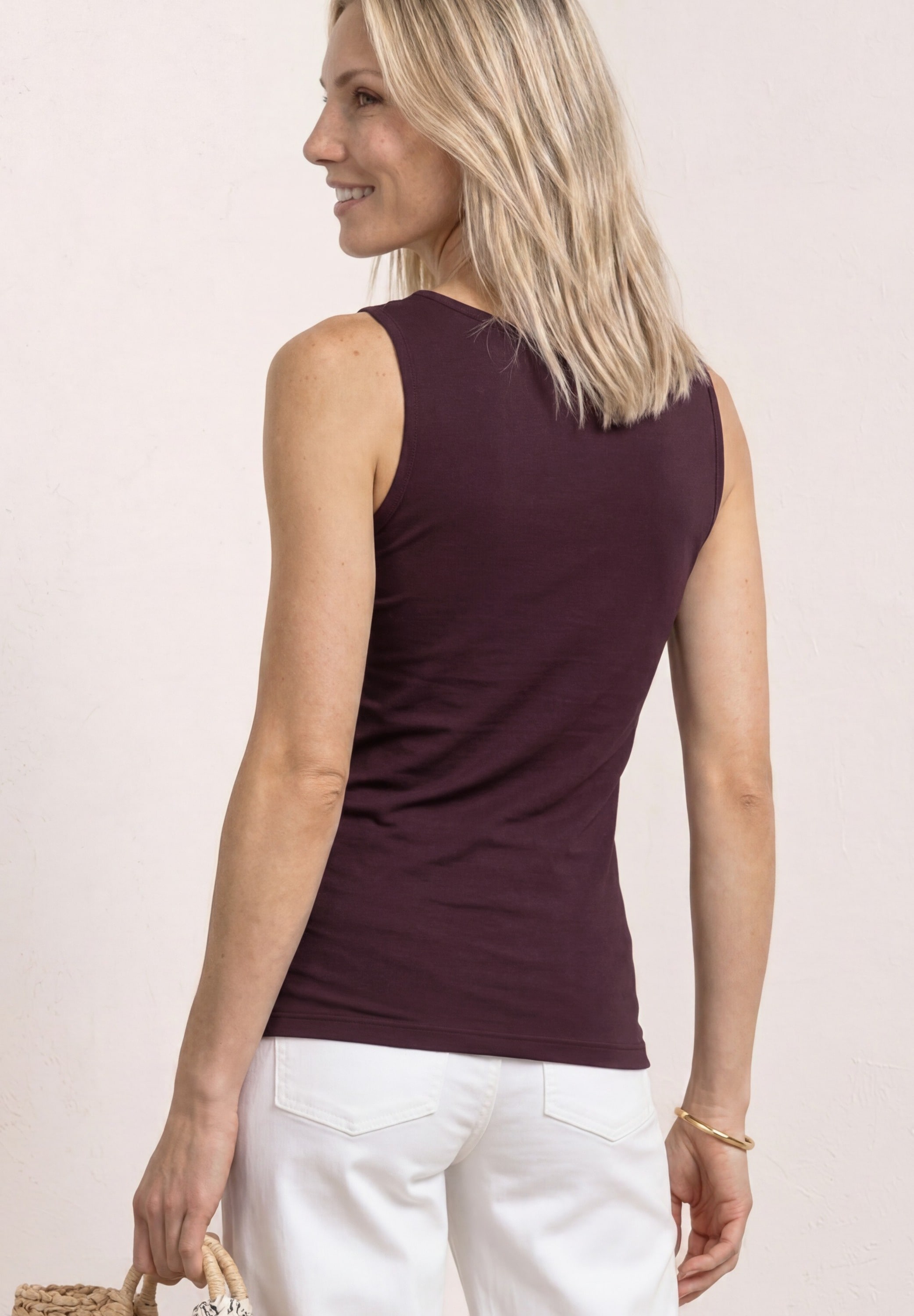 STREET ONE Débardeur »Style Anni« avec une part d'élasthanne