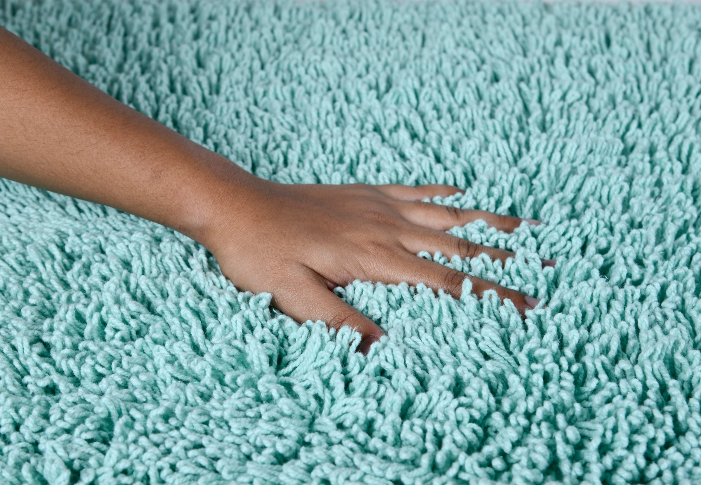 GOODproduct Badematte »Xennia, Badvorleger, Badezimmer Teppich, Duschvorleger,« Höhe 28 mm rutschhemmend beschichtet schnell trocknend Badteppich, Uni Farben