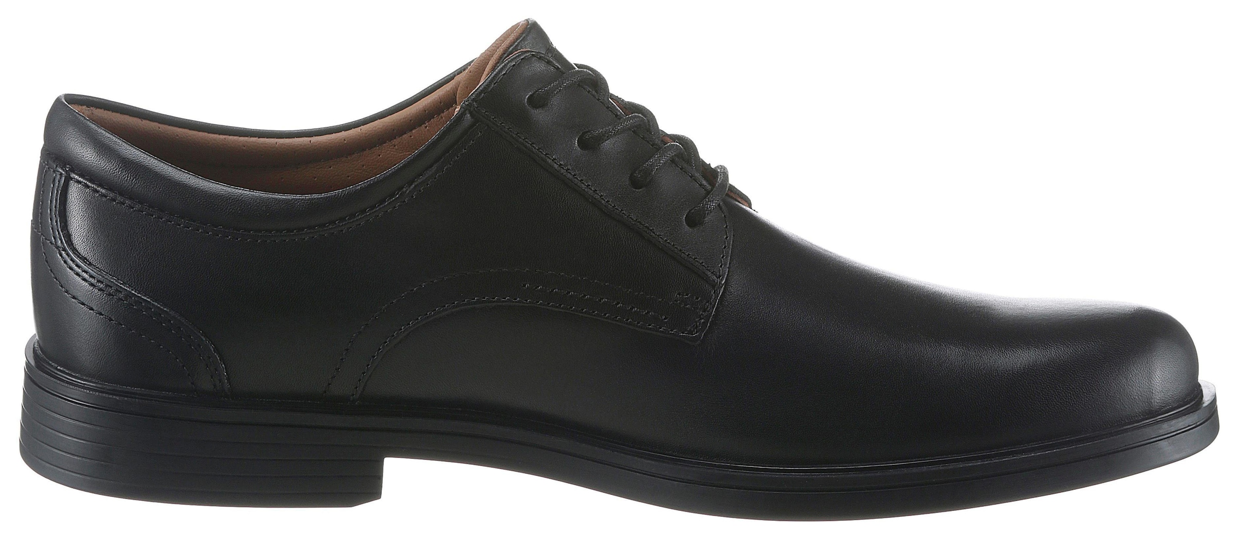 Clarks Schnürschuh »Aldric Lace«, mit weicher Lederinnensohle, Freizeitschuh, Halbschuh, Schnürschuh