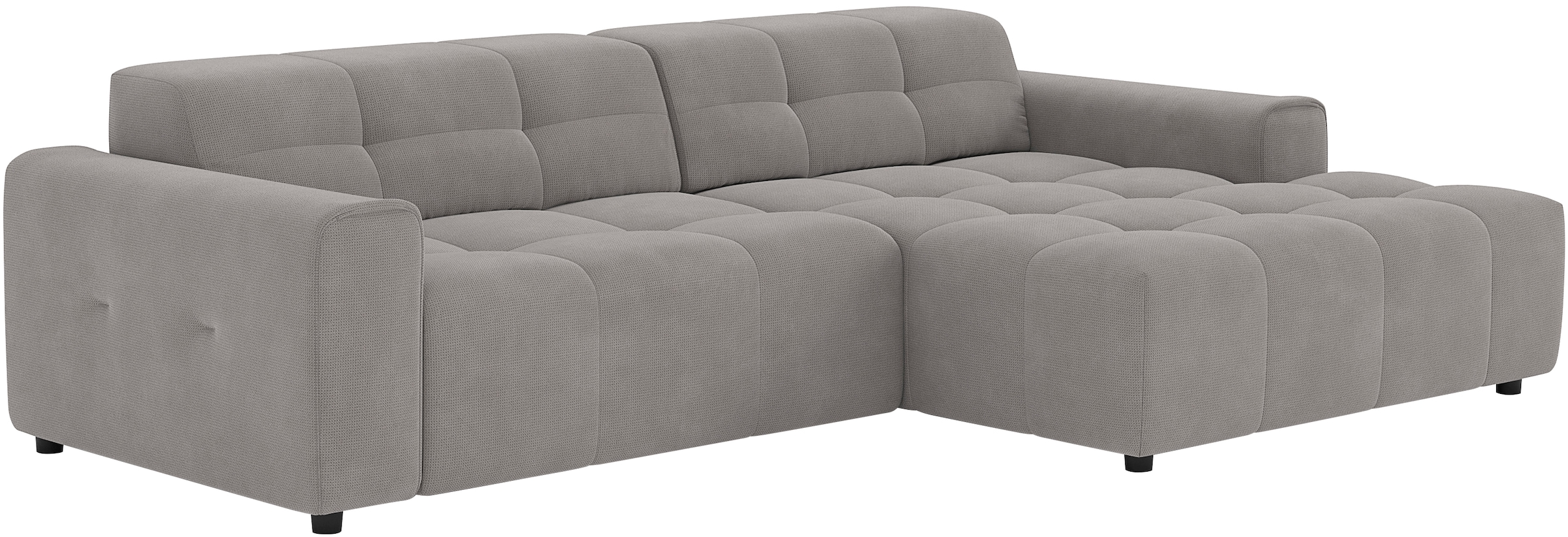 COTTA Ecksofa »Sento L-Form, B:280 cm, Chenille-Struktur, XXL Recamiere B: 133cm«
