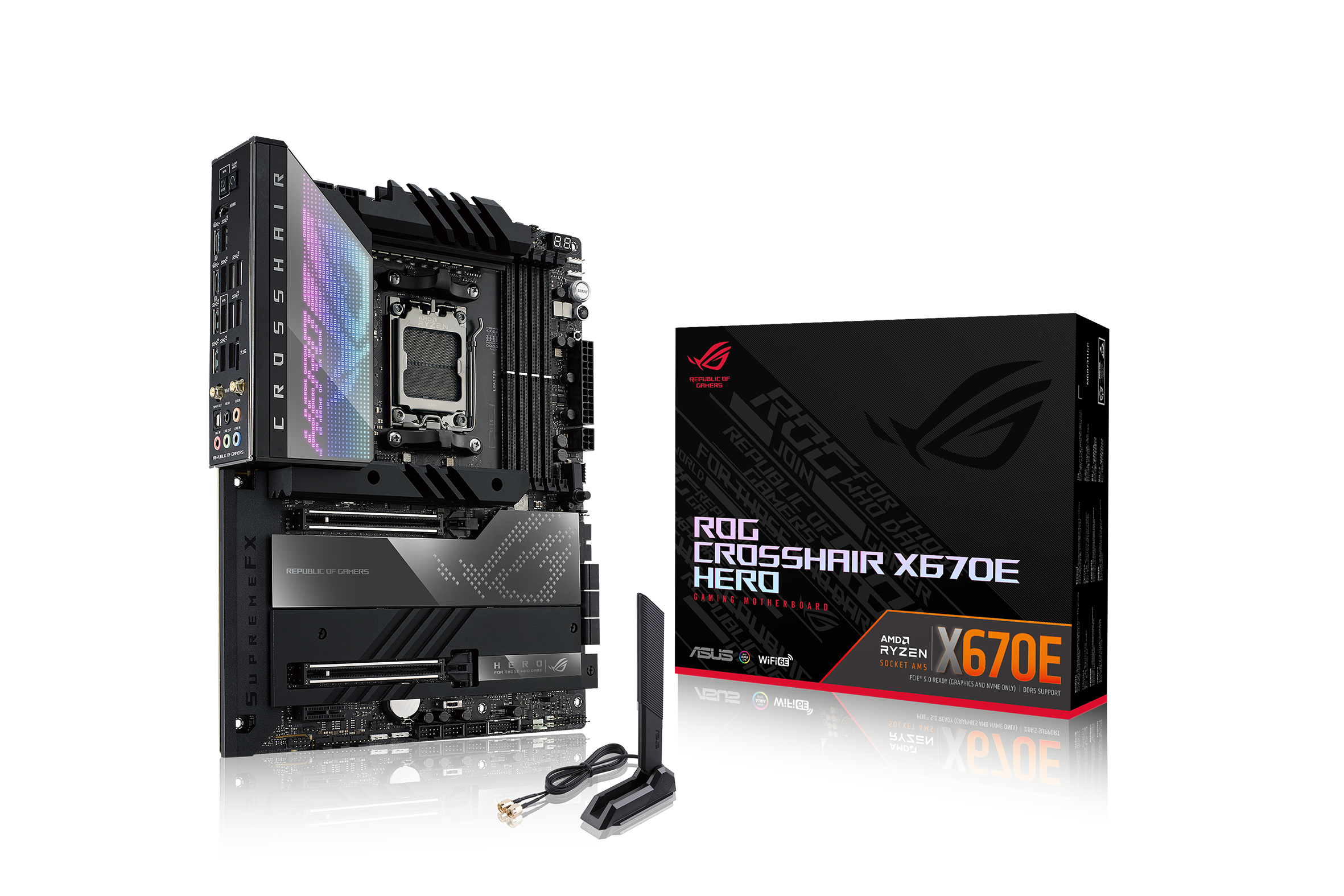 Asus Mainboard »ROG CROSSHAIR X670E HERO«