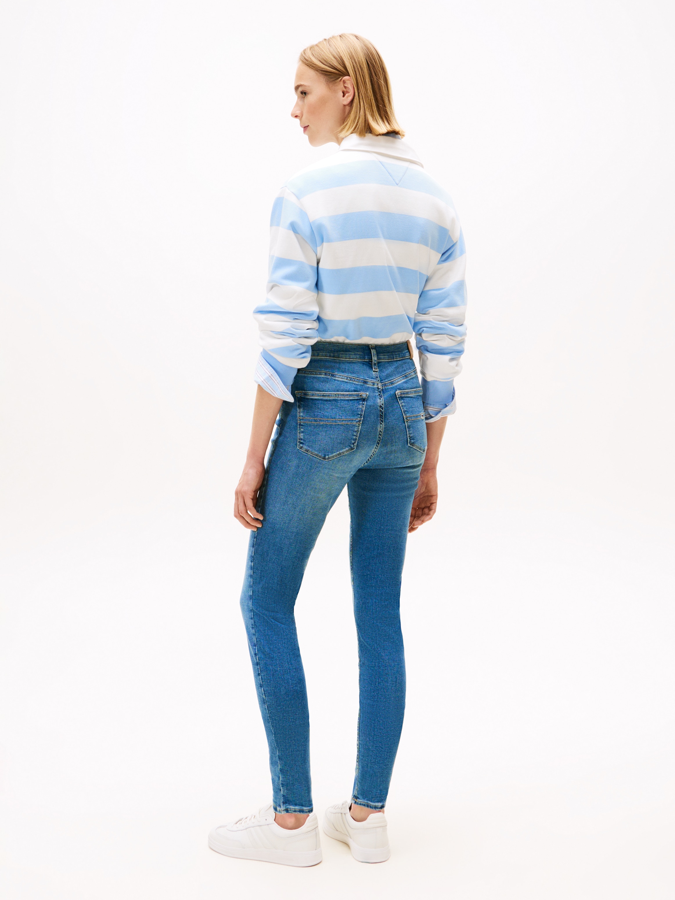 Tommy Jeans Jeans skinny »NORA MID RISE« avec lavage, badge logo