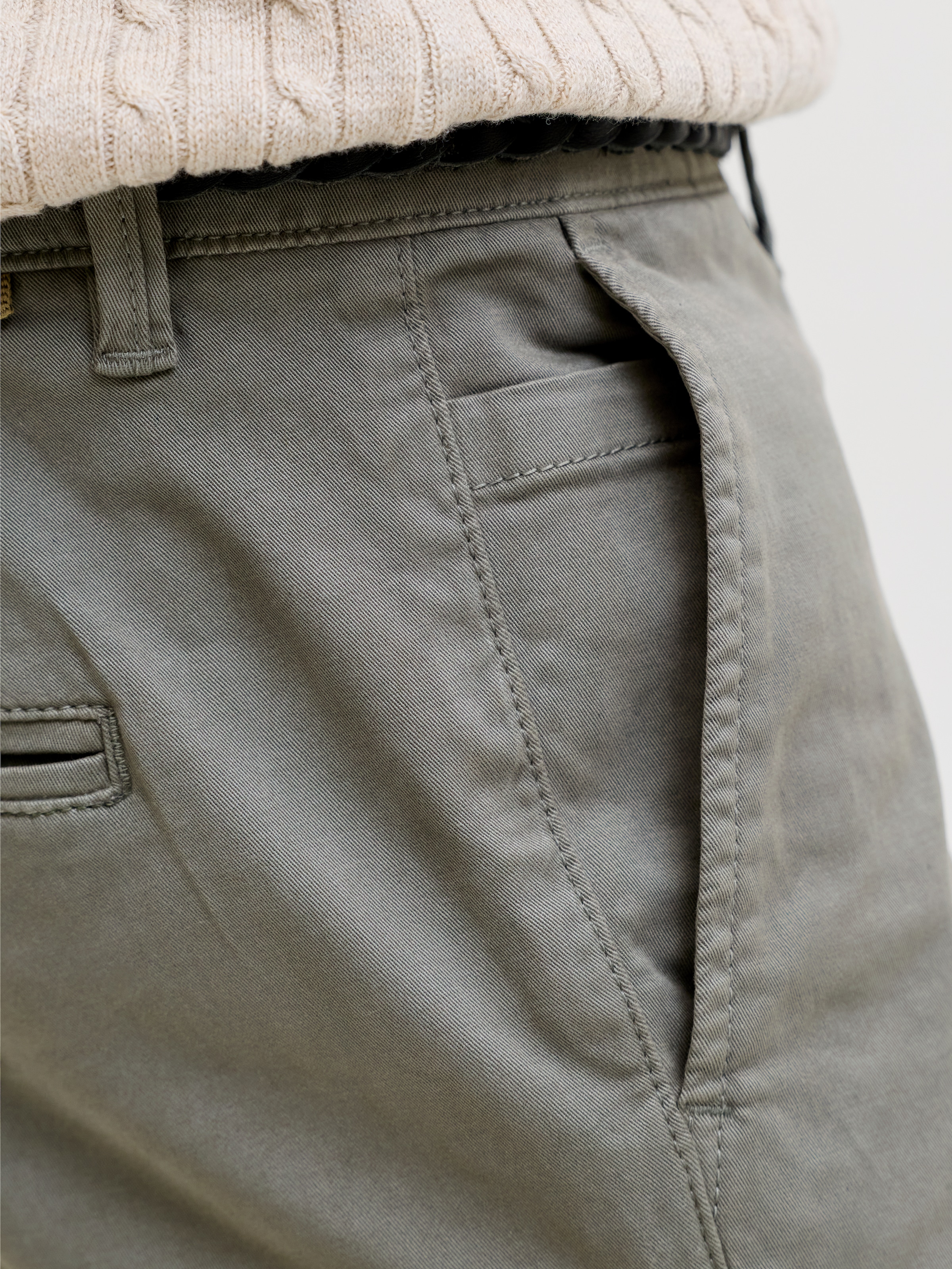 Jack & Jones Short en chino »JPSTACE VANCE CHINO SHORTS REG SN«  mélange coton, coupe décontractée