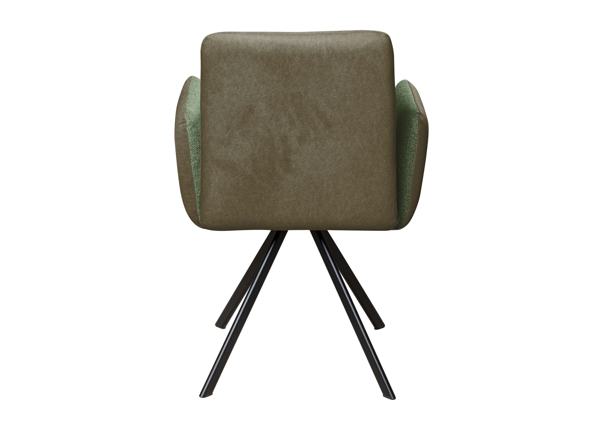 GOODproduct Chaise avec accoudoirs »Gabi Polsterstuhl, Esszimmerstuhl, Küchenstuhl, 4-Fussstuhl« () Gestell aus matt-schwarzem Flachmetall, stabil, 2-Stoff-Design