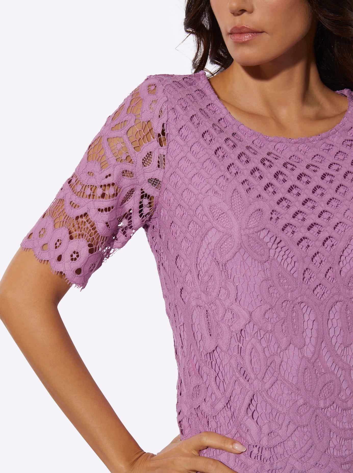 creation L Chemise en dentelle »Spitzenshirt« 1 pièces