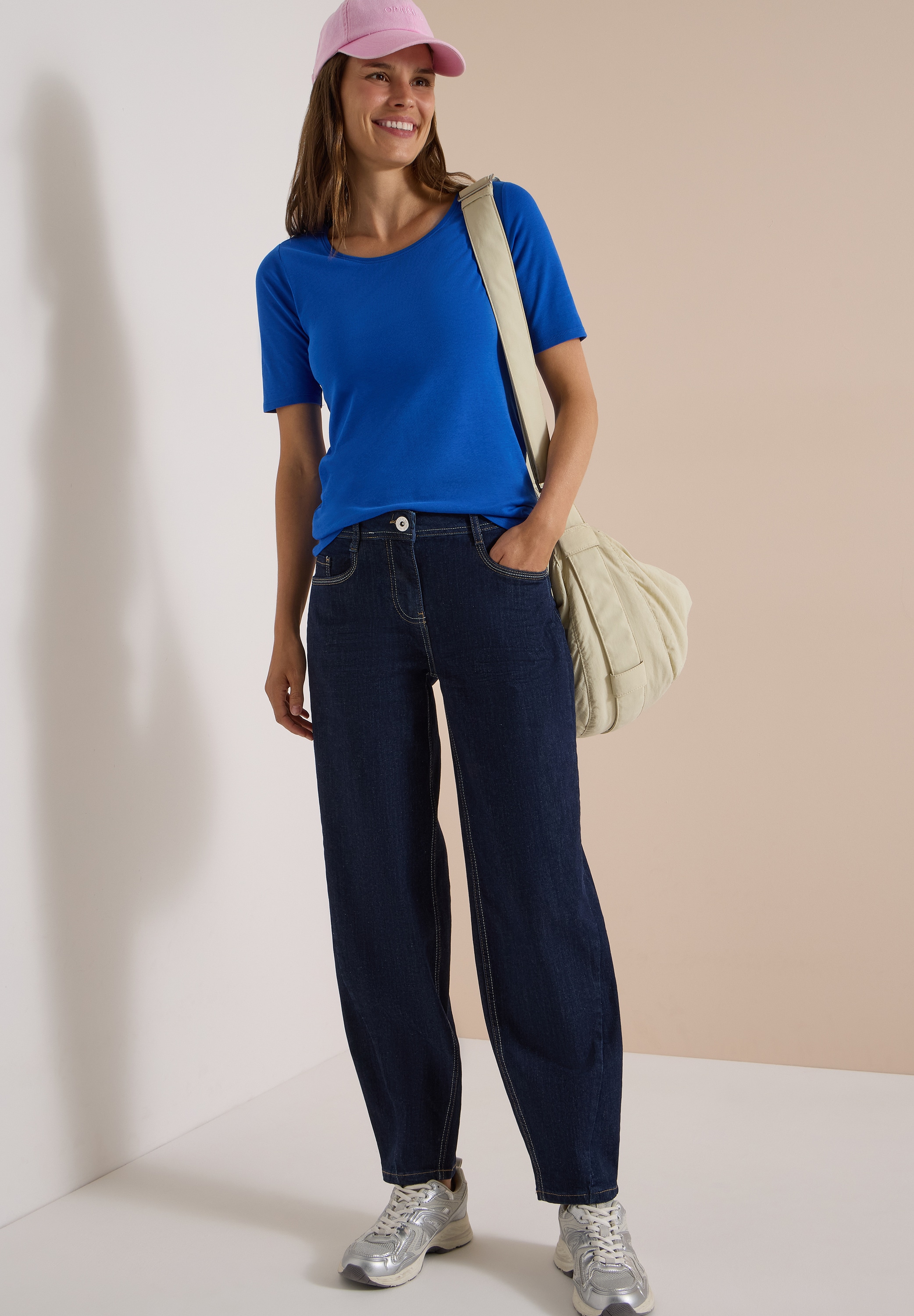 Cecil Loose-fit-Jeans mit Elasthan, Loose Fit