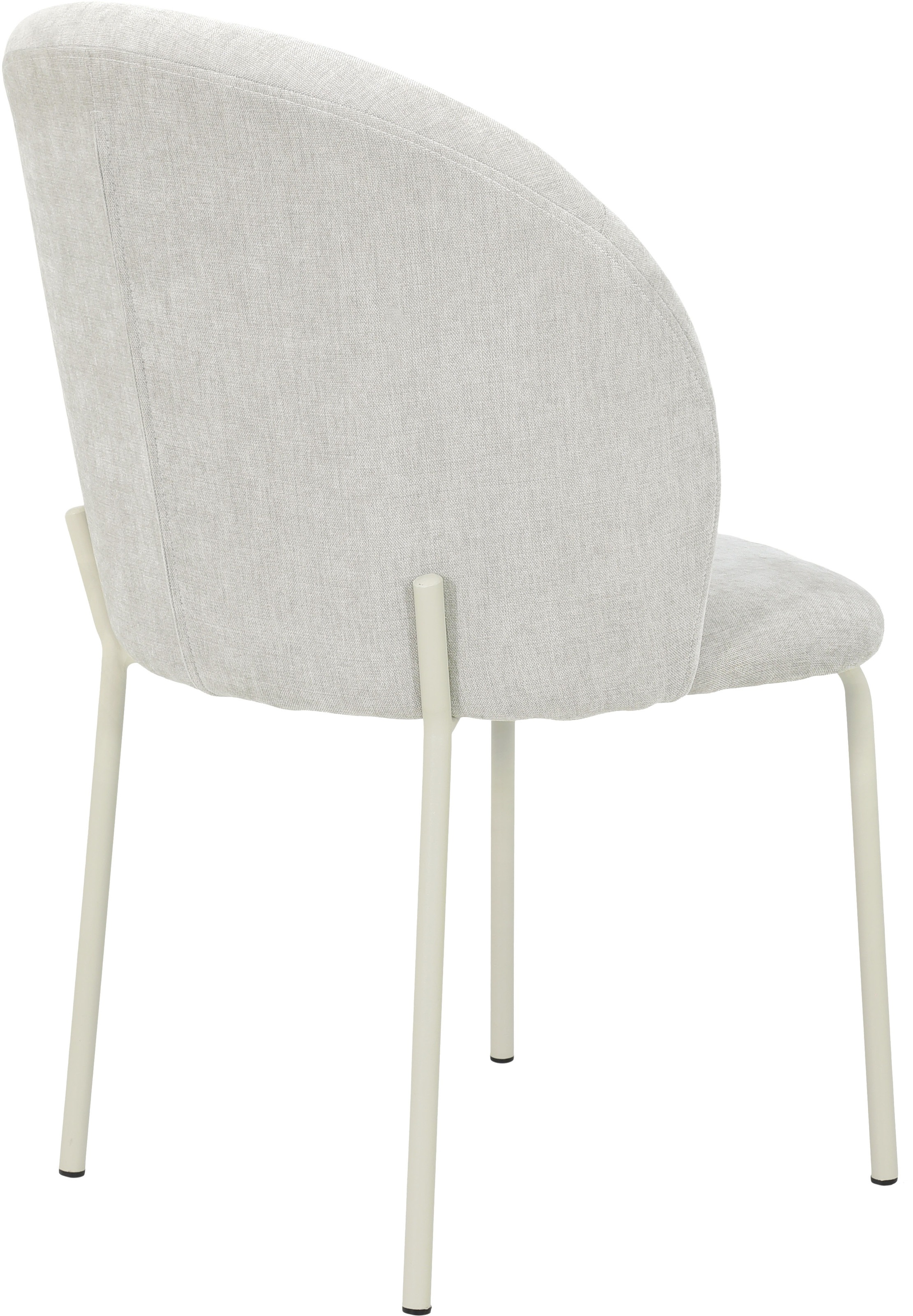 TOM TAILOR HOME 4-Fussstuhl »LEAF CHAIR« (Set) 2 Stk.4-Fussgestell, Raffung in der Rückenlehne