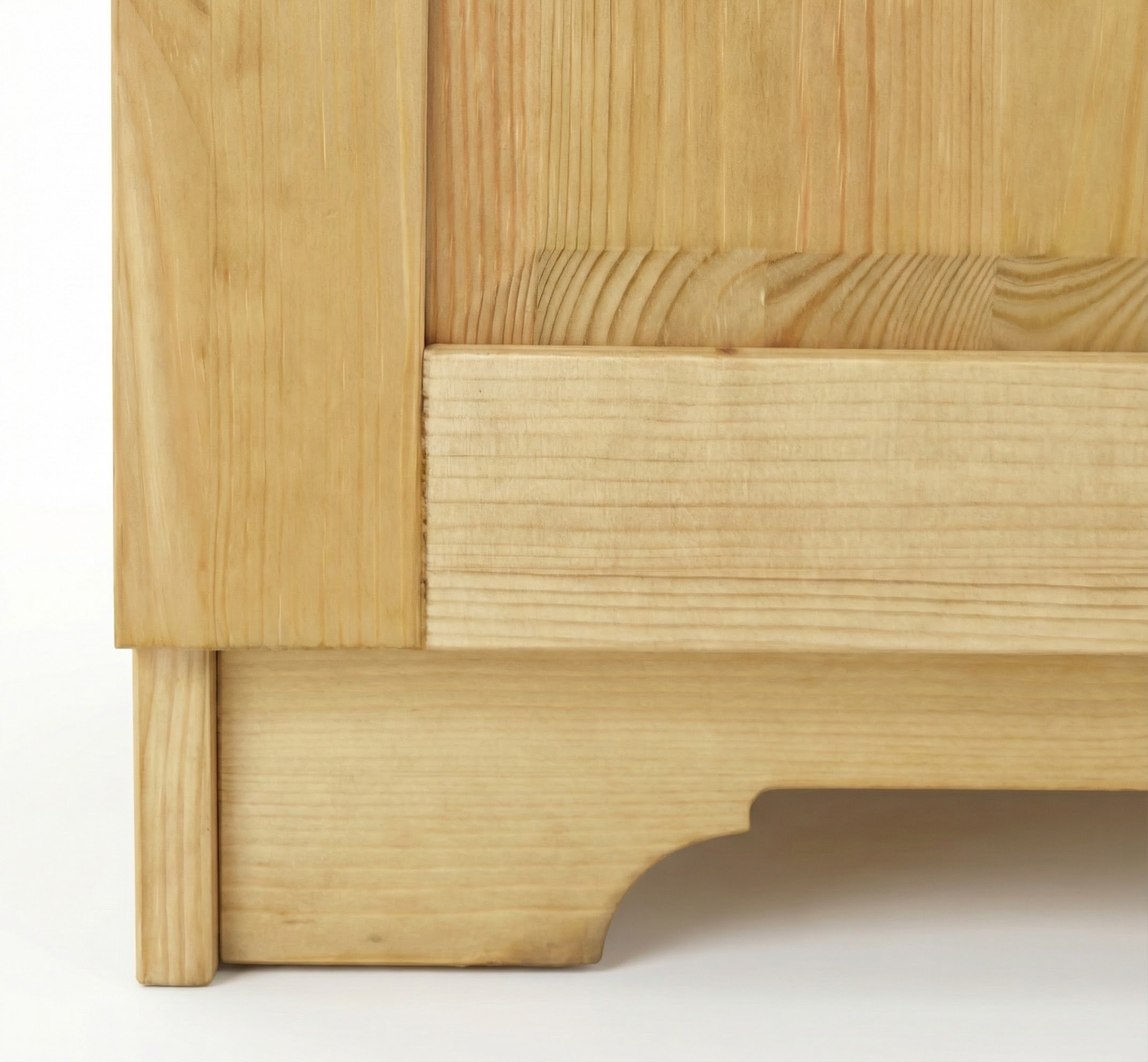 Home affaire Four/réfrigérateur encastrable »Meliss« aus massiver Kiefer, Breite 60 cm, Soft-Close-Funktion