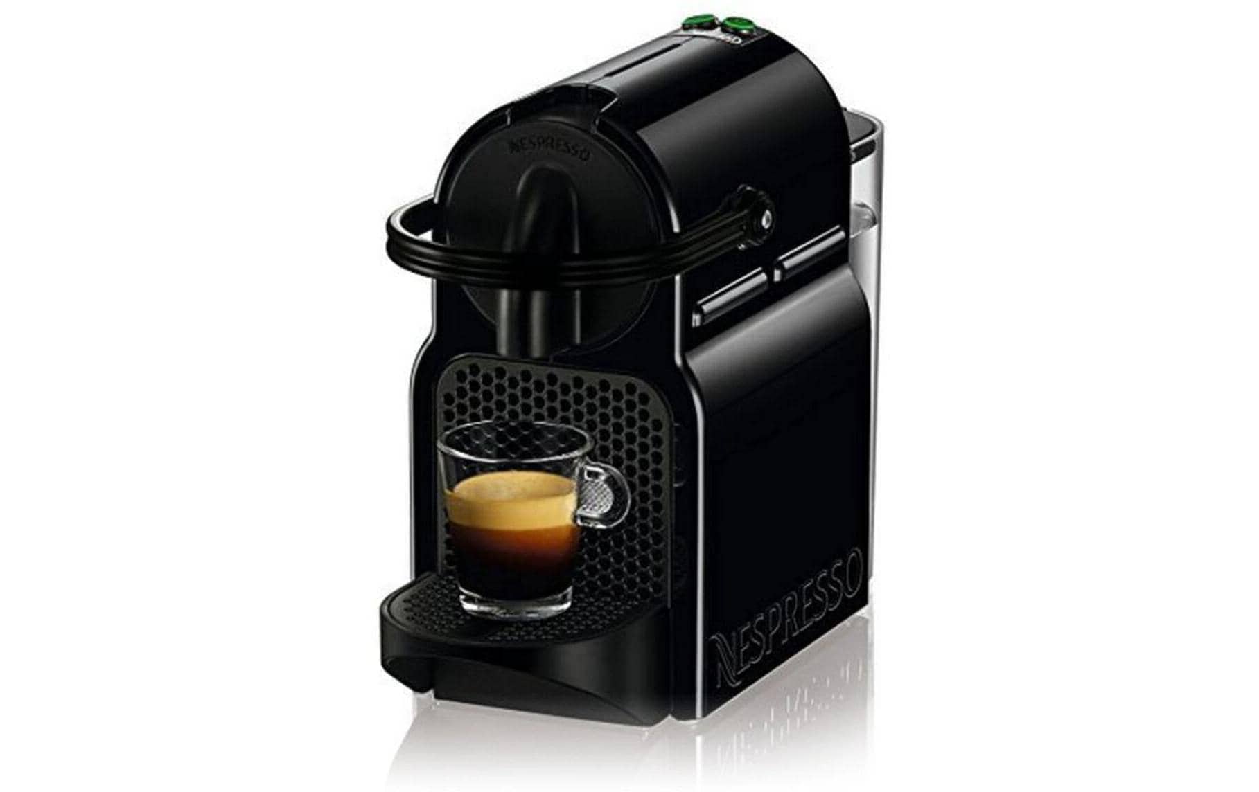 De'Longhi Machine à capsules »Inissia EN 80.B von DeLonghi, Black« inkl. Willkommenspaket mit 7 Kapseln