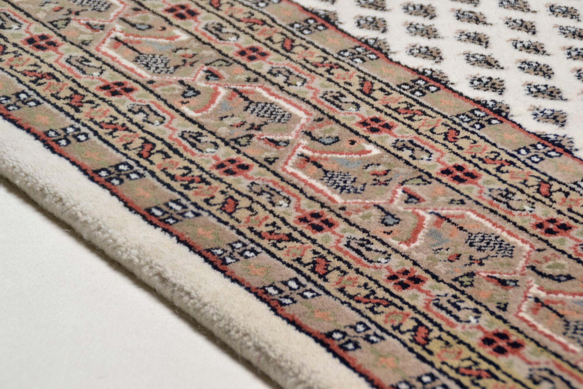 THEKO Läufer »Chandi Mir«, rechteckig, 12 mm Höhe, Teppich-Läufer, reine Wolle, handgeknüpft, mit Fransen