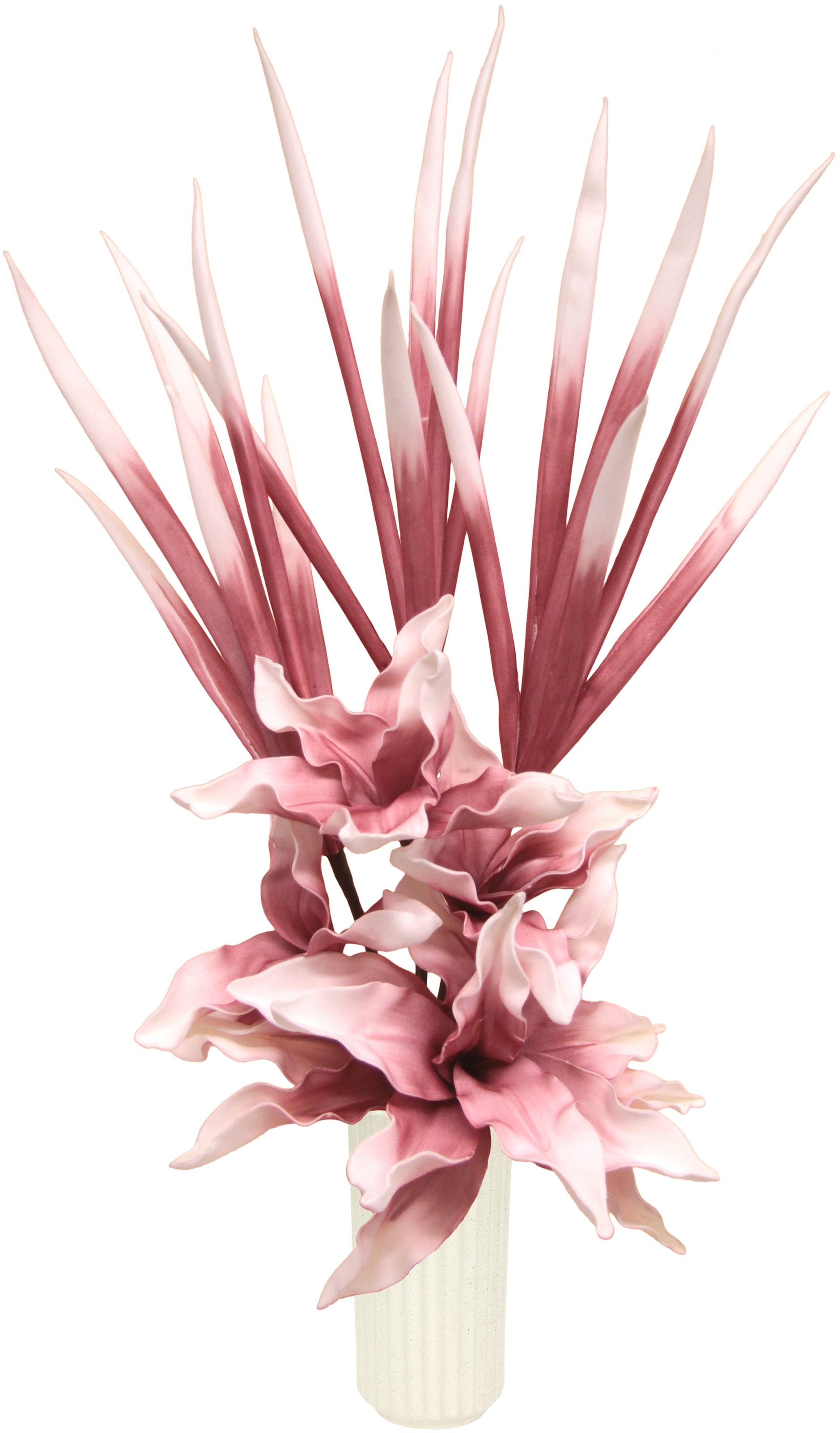 Kunstblume »Soft-Blumenarrangement«, Keramikvase