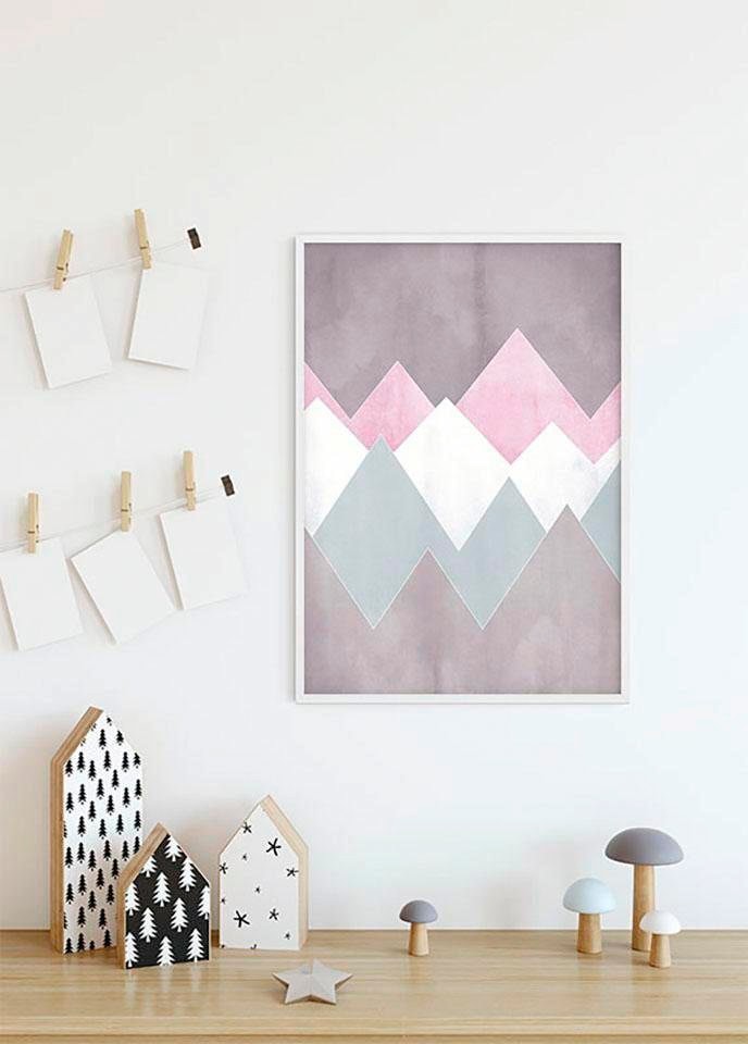 Image of Komar Bild "Sunrise Mountain Gentle" Natur 1 Stk. tlg. Wandbild zur Dekoration - ohne Rahmen