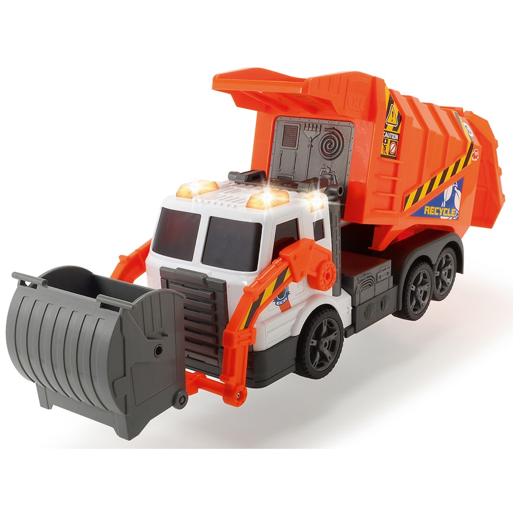 Dickie Toys Spielzeug-Müllwagen »Action Series Garbage Truck«, mit Licht und Sound