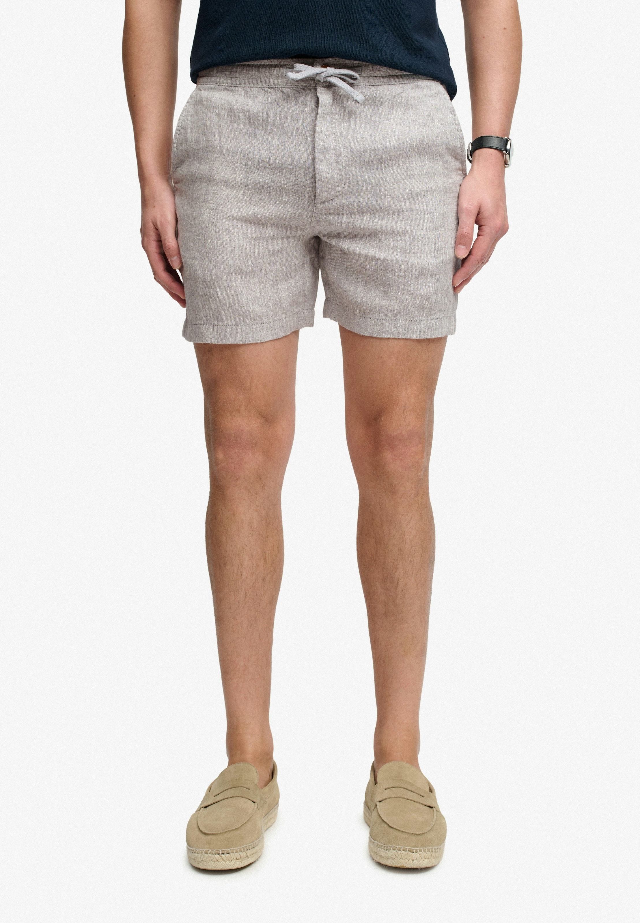 Superdry Shorts »MERCHANT LINEN SHORT«  aus Leinen, Relaxed Fit, mit Reissverschluss