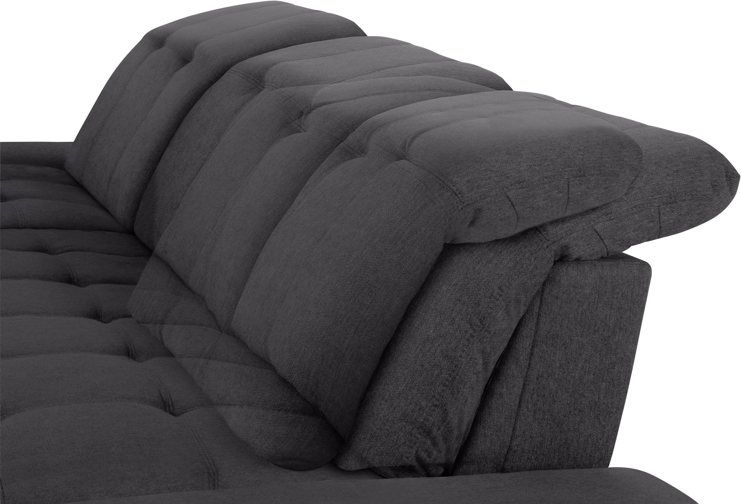 COTTA Ecksofa »Holiday L-Form mit Sitztiefen-, Armteil- und Kopfteilverstellung«, wahlweise mit Bettfunktion & Bettkasten