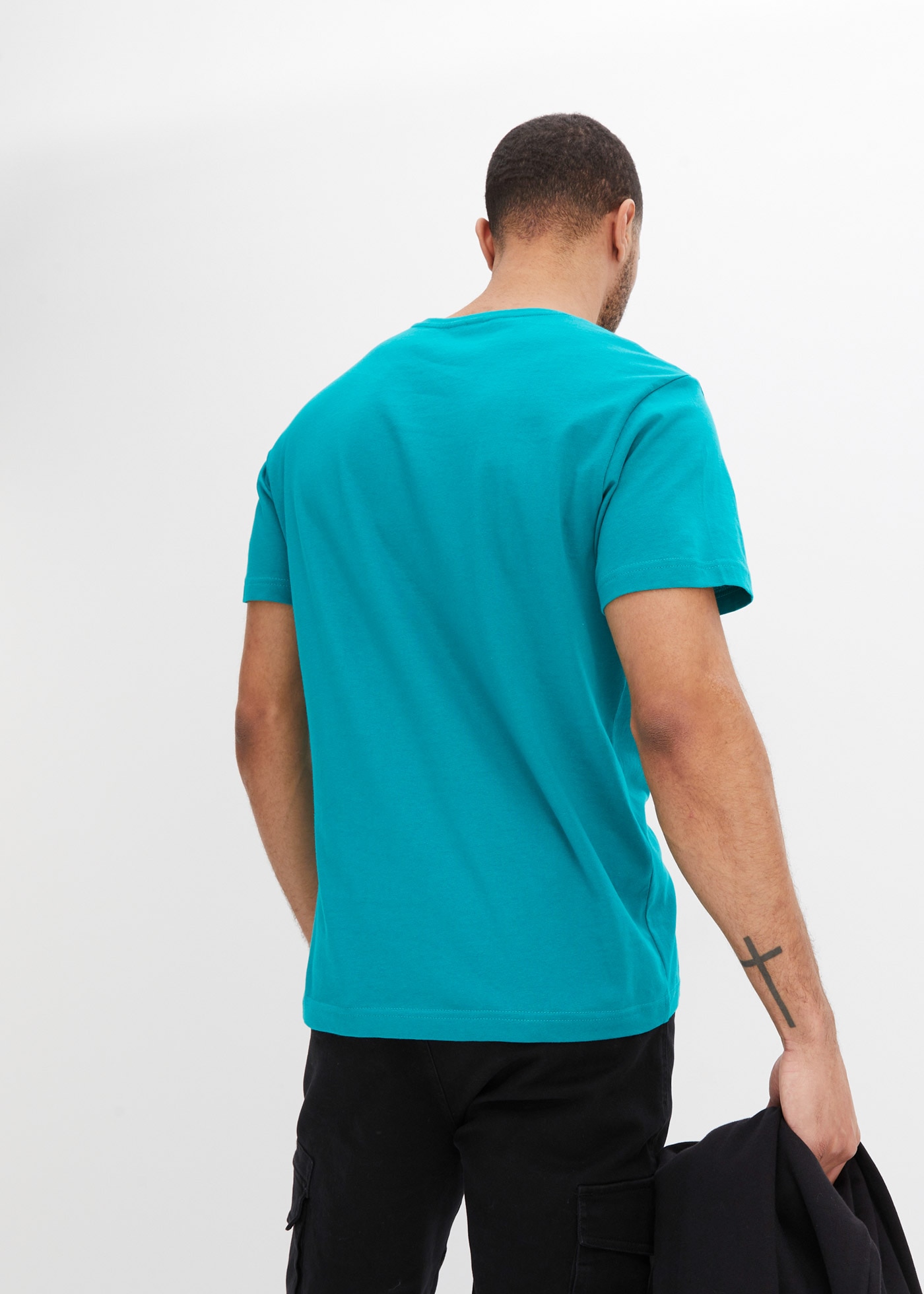 bonprix T-shirt »T-Shirt (5er Pack)« Paquet, 5er, 5 cuis Regular Fit, Kurzarm, für warme Tage, aus Baumwolle und Viskose