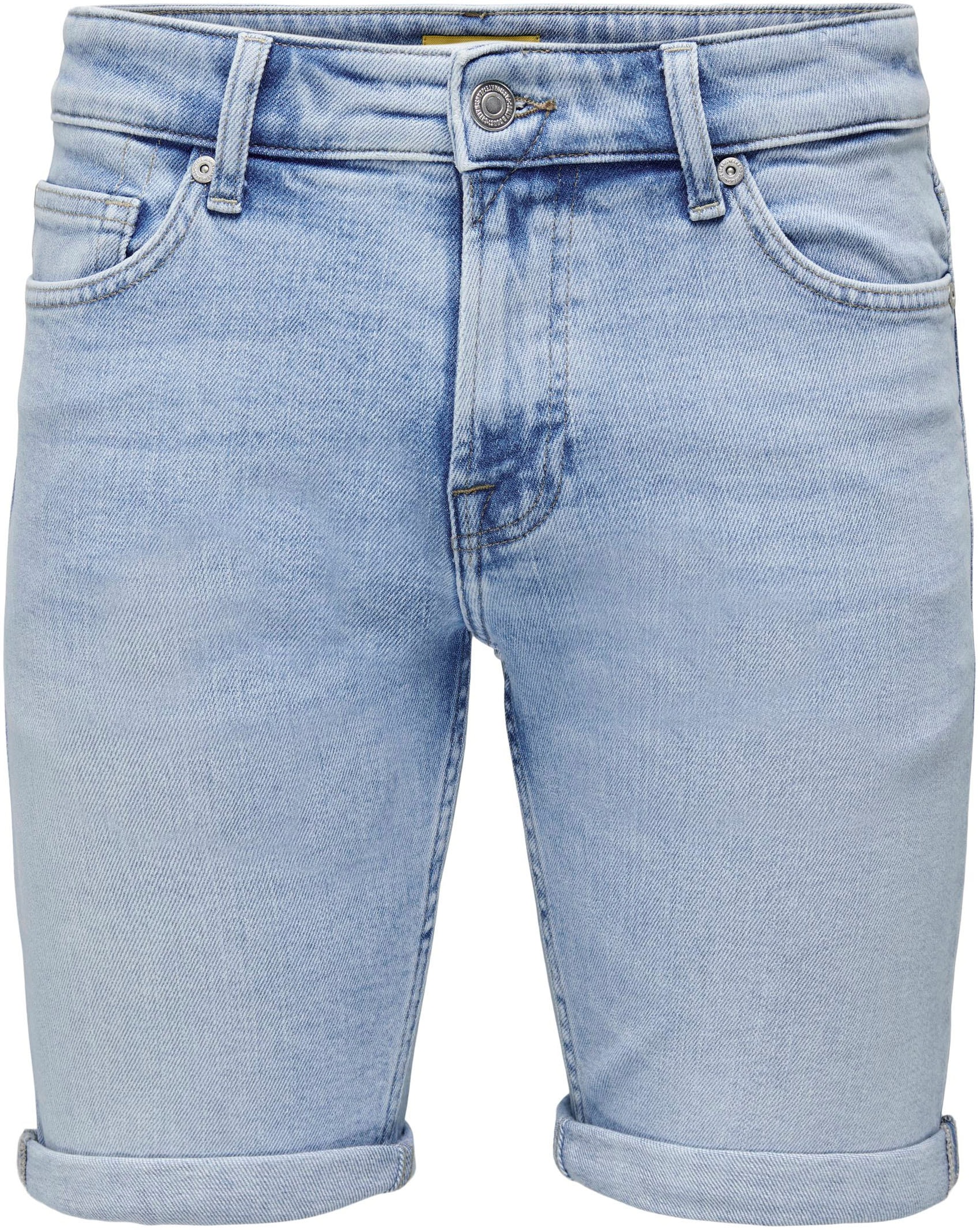 ONLY & SONS Jeansshorts »ONSPLY LIGHT BLUE 5189 SHORTS DNM NOOS«