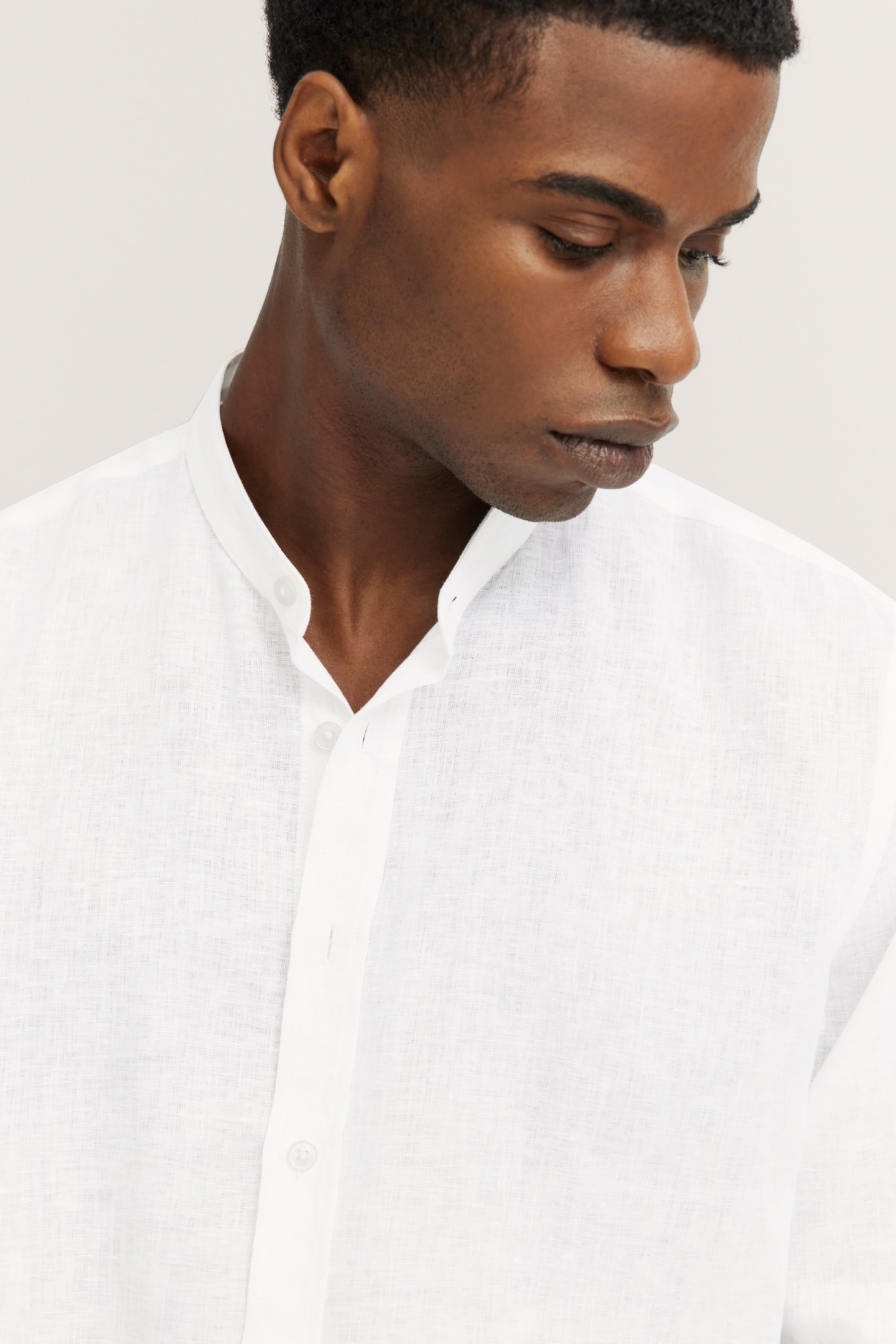 bugatti Chemise à manches longues mit Stehkragen