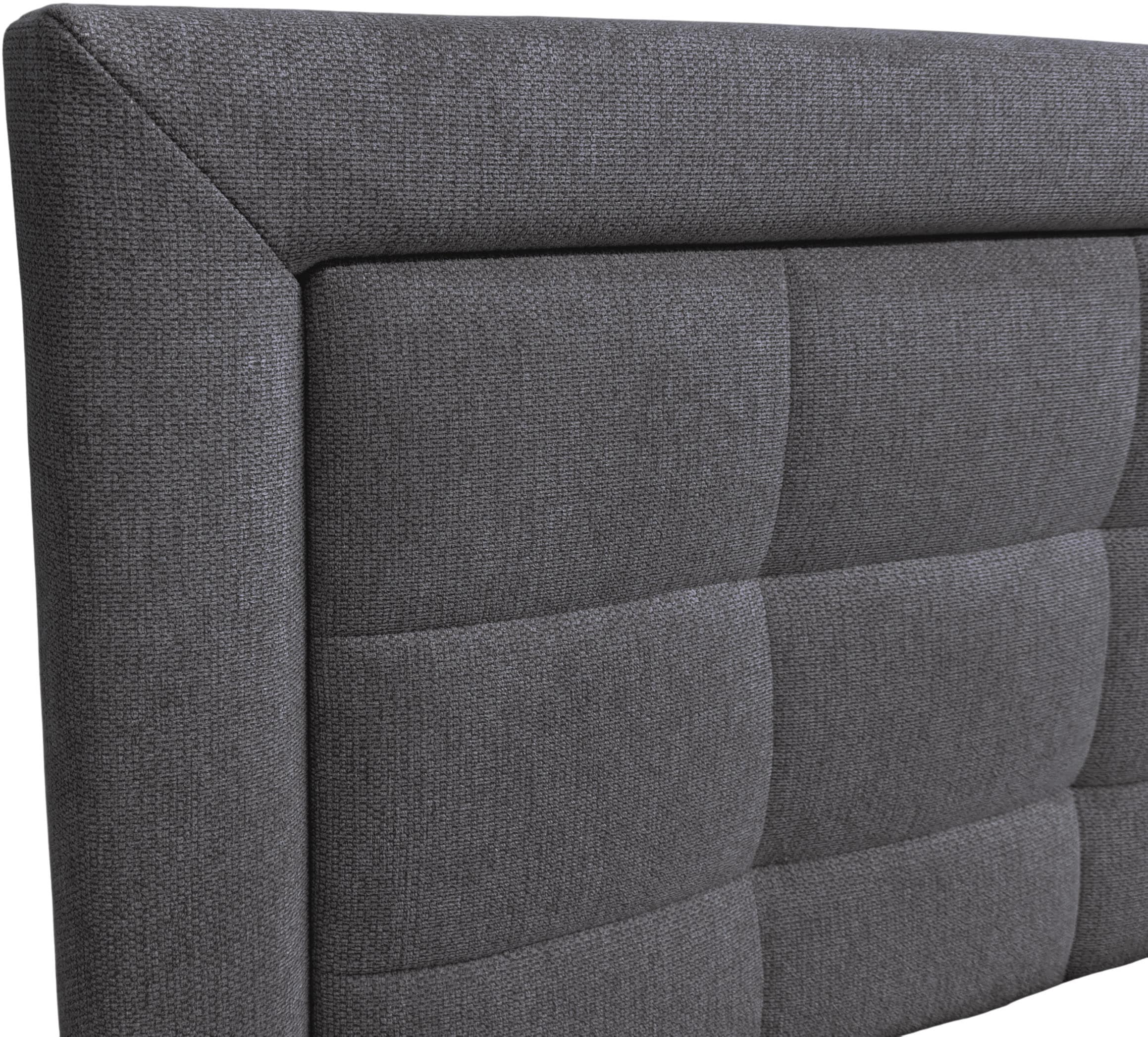 GOODproduct Boxspringbett »MIVVA inkl. Bettkasten & Topper, Komfortliegehöhe: 67cm, Breite: 180cm« in H3, H4 oder Hmix H3/H4, wahlweise mit oder ohne LED-Leuchten
