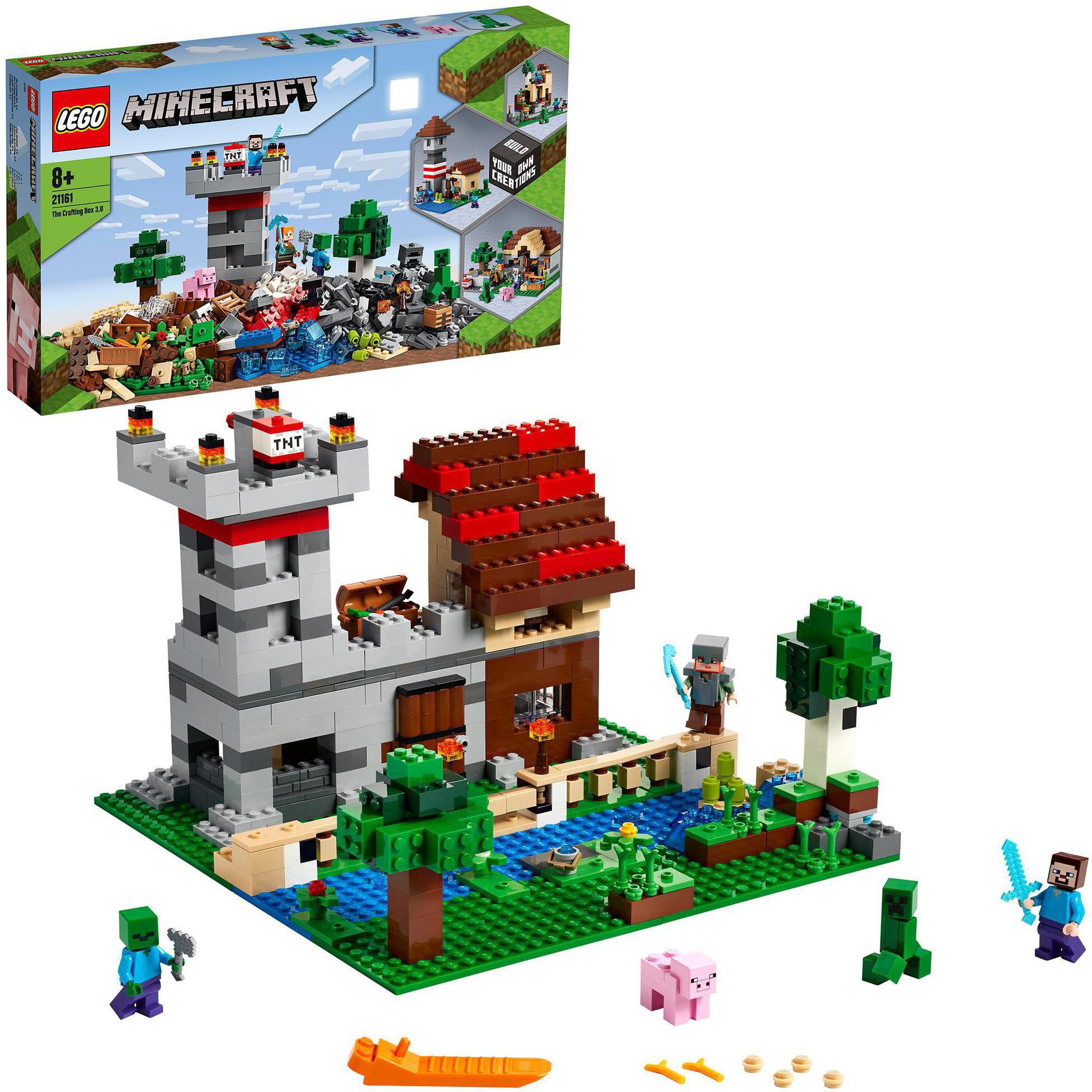 Image of LEGO® Konstruktionsspielsteine »Die Crafting-Box 3.0 (21161), LEGO® Minecraft™«, (564 St.), Made in Europe bei Ackermann Versand Schweiz