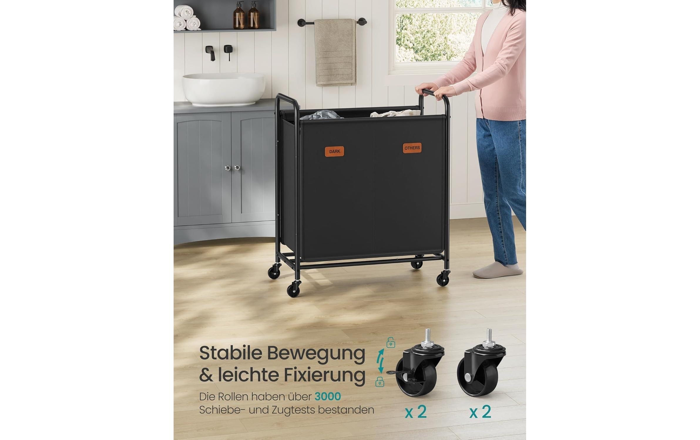 SONGMICS Panier à linge »mit Rädern 140 l«