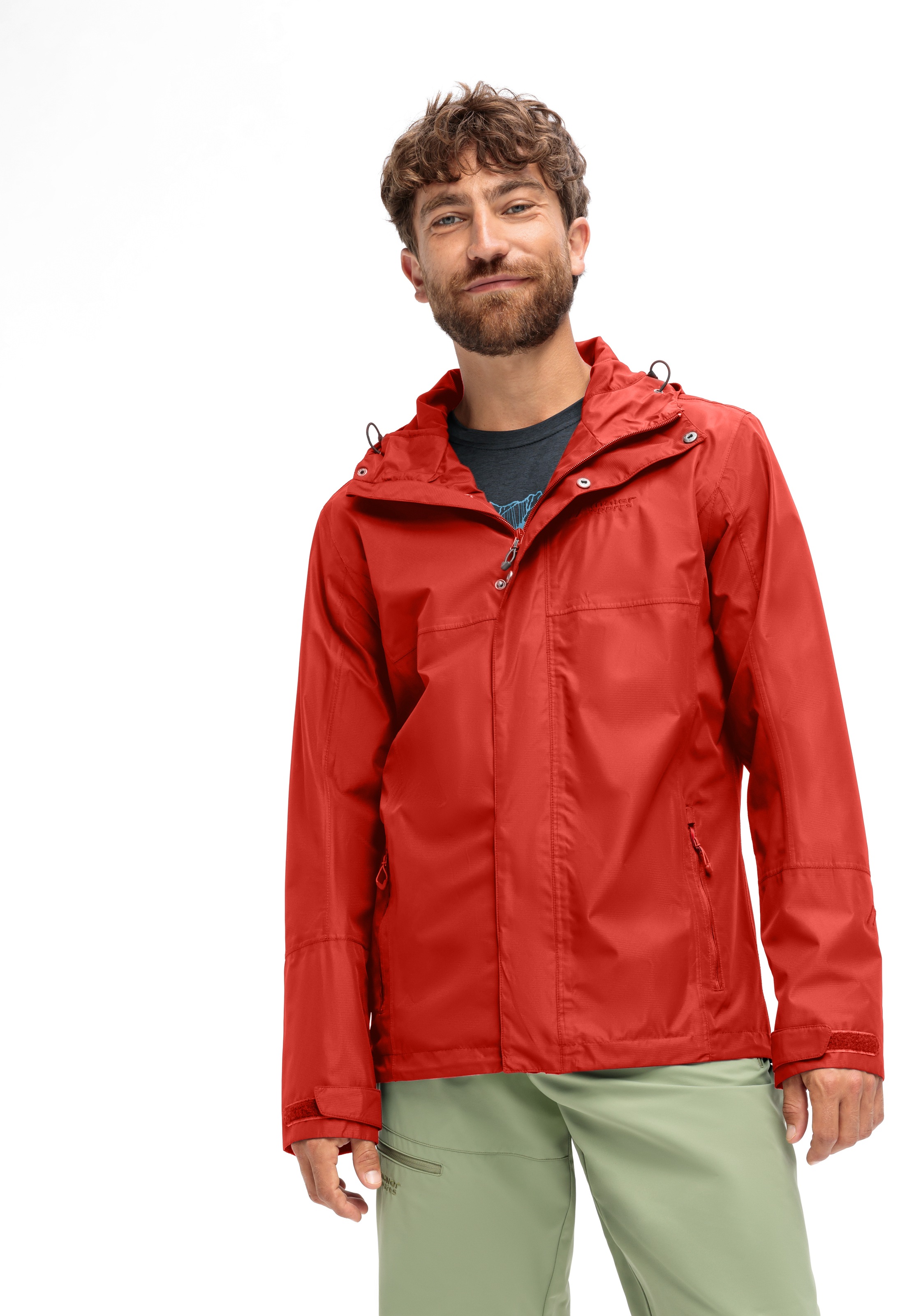 Maier Sports Outdoorjacke »Abbenstein M«, Herren Jacke wasserdicht, Funktionsjacke 2 Taschen aussen + Innentasche