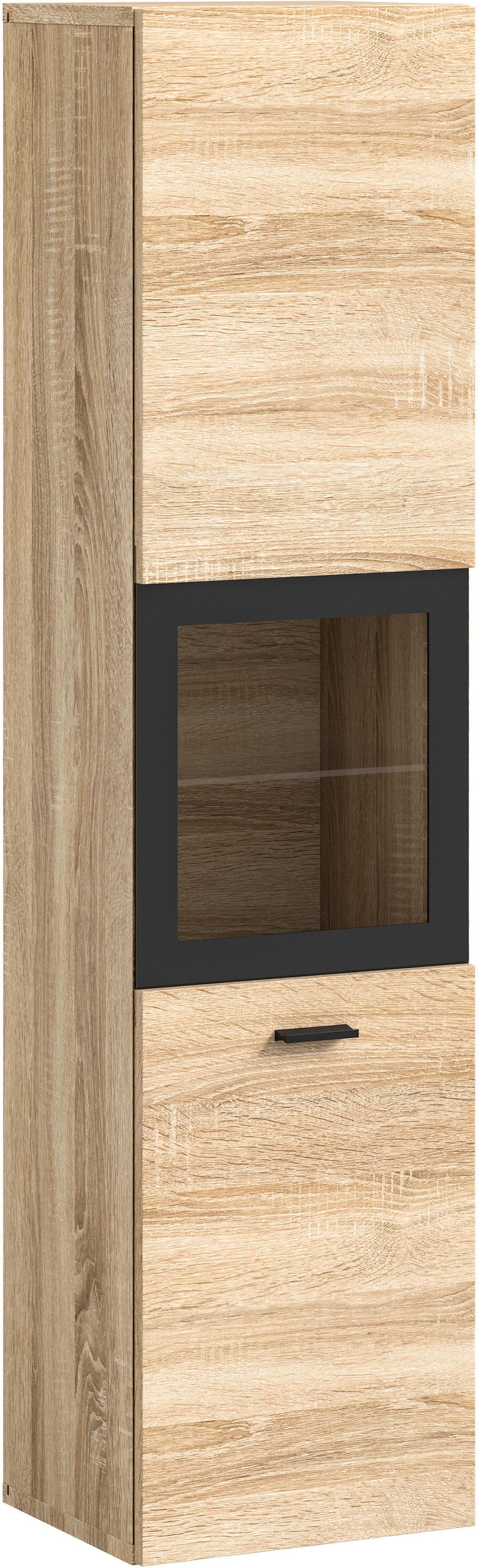 welltime Hochschrank »Tampa, Höhe 125cm, hängend oder stehend montierbar« Badschrank, Bad-Hängeschrank, Badezimmer, Bad-Möbel