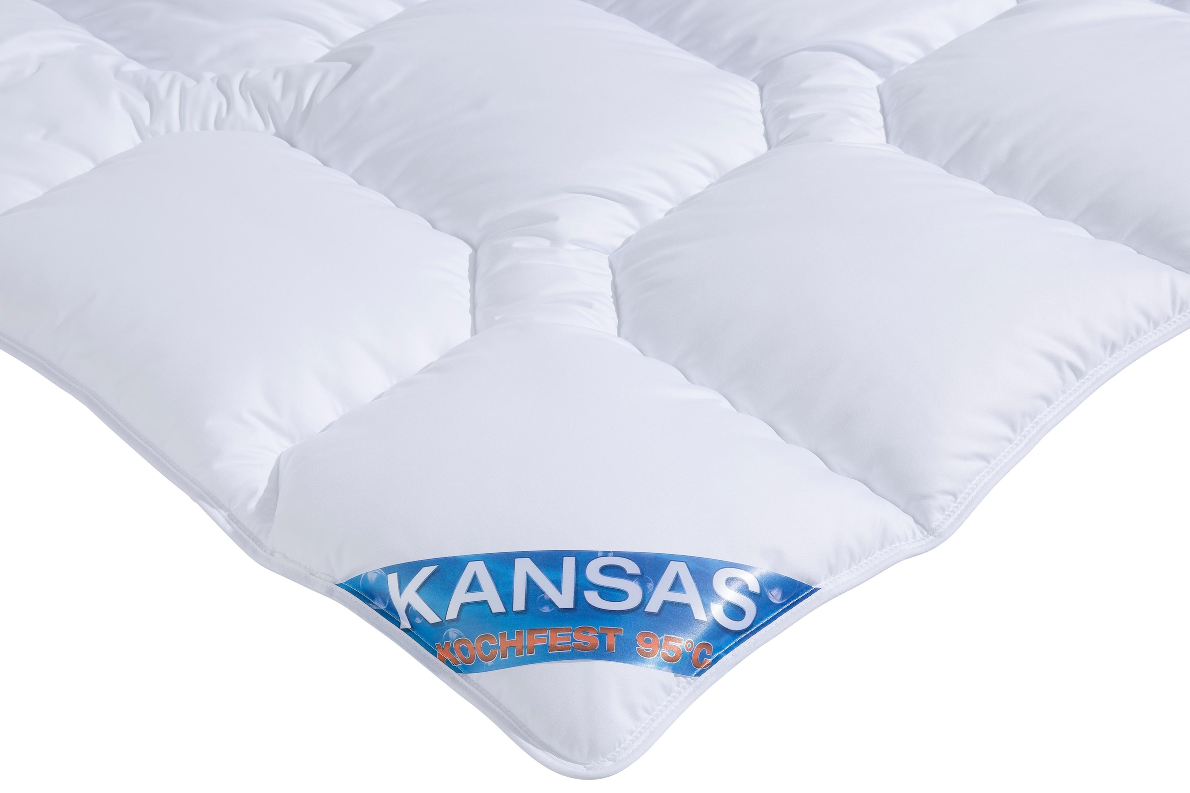 f.a.n. Schlafkomfort Microfaserbettdecke + Kopfkissen »Kansas«, (Spar-Set),  Bettwaren-Set Topseller, in 135x200 cm, für Sommer oder Winter kaufen