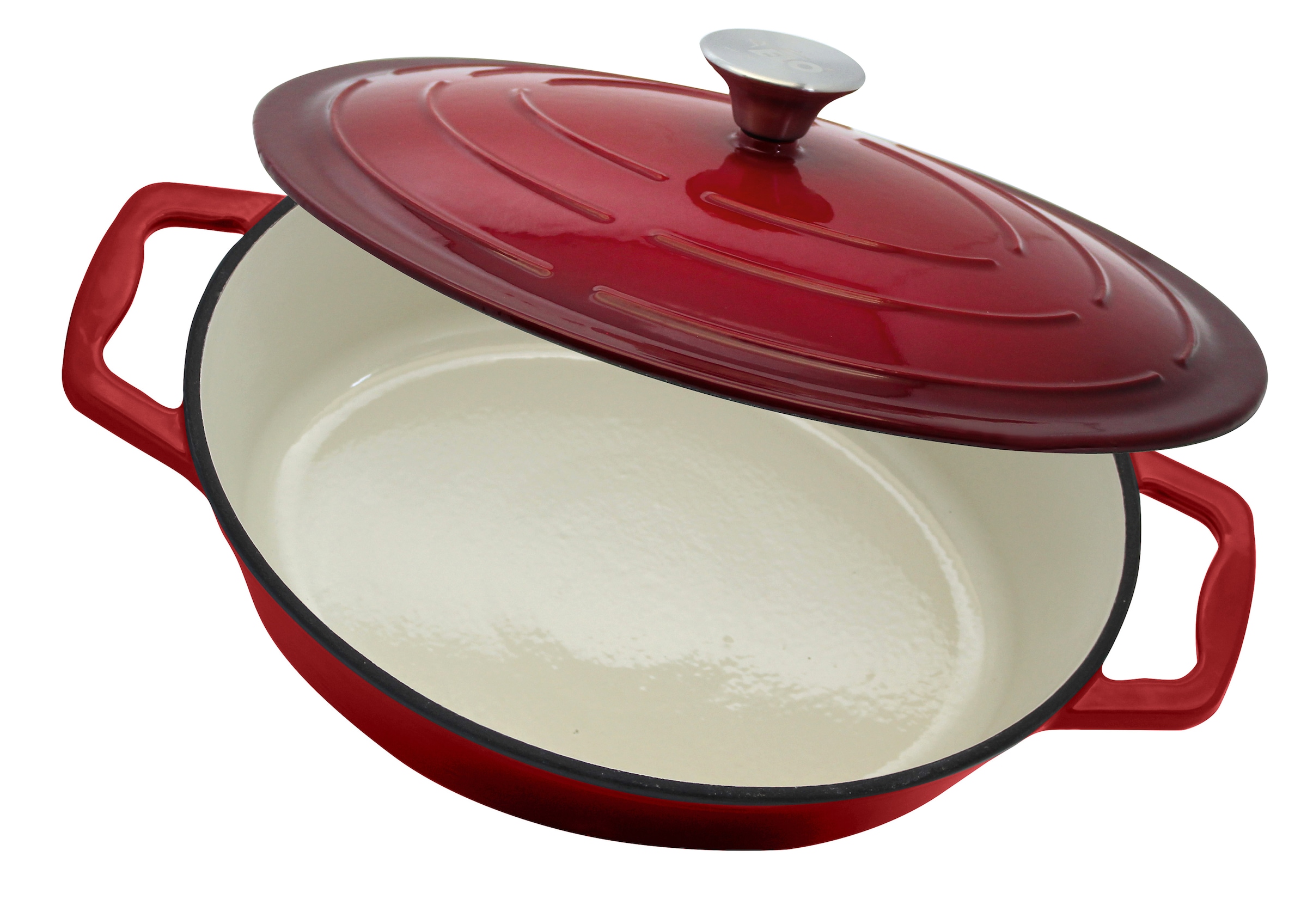 Elo Rôtissoire »Kirschrot Gusseisen Topf 33 cm« Topf inkl. Deckel, 2 cuis tlg.