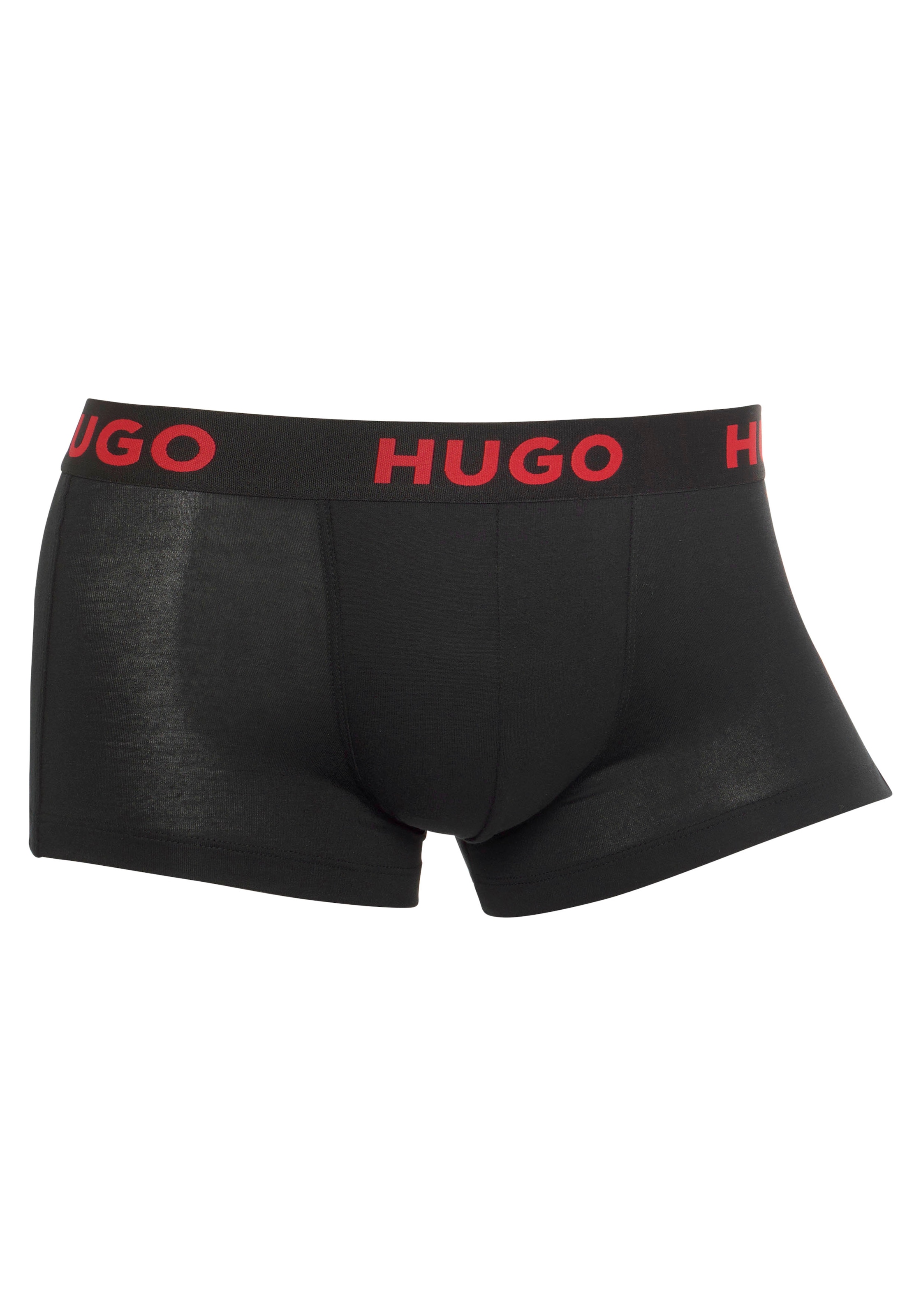 HUGO Underwear Trunk »TRUNK TRIPLET NEBULA«, (Packung, 3 St.), mit elastischem Logobund