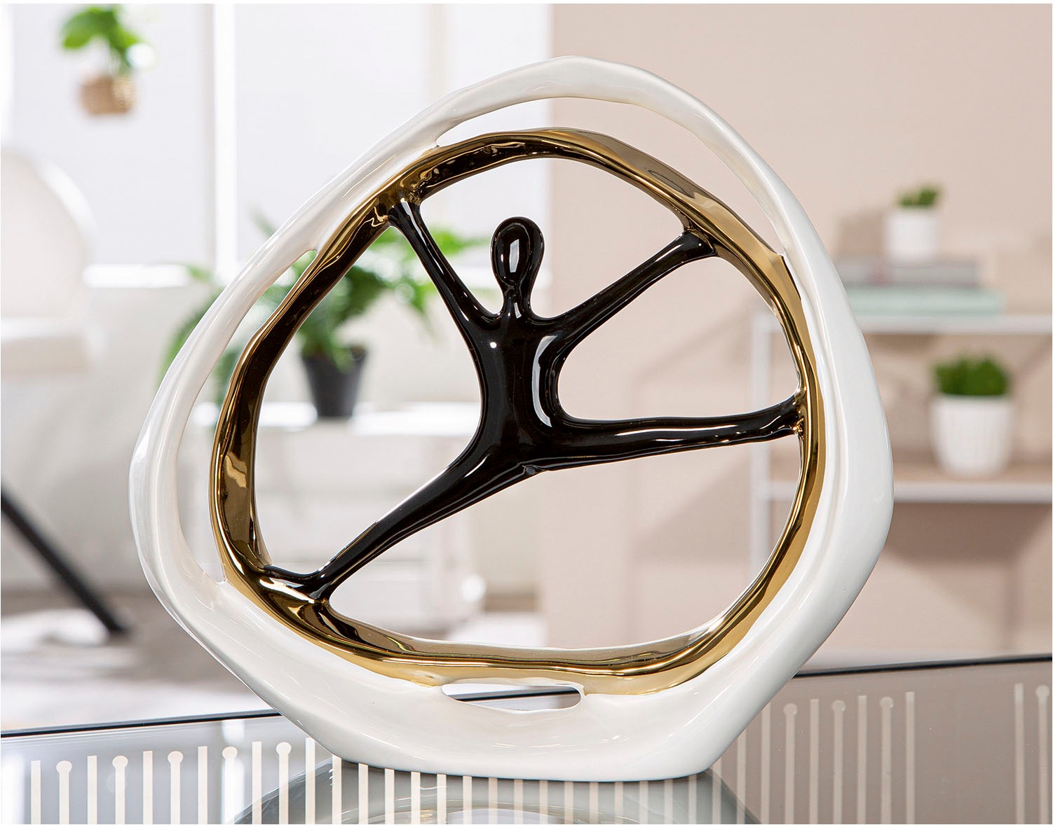 GILDE Dekoobjekt »Dekoobjekt Olymp weiss H. 25 cm«