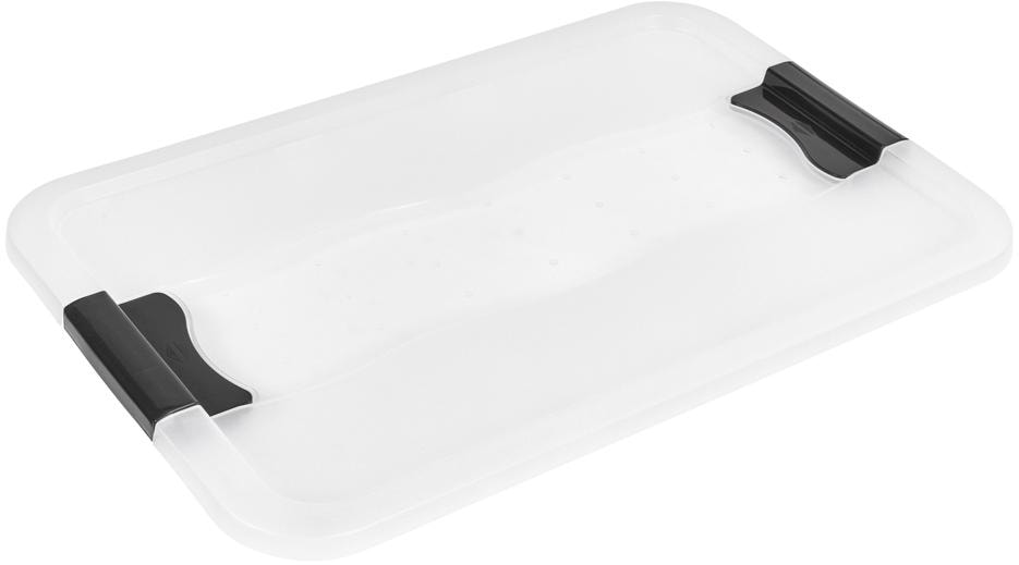 keeeper Organizer »konrad«, (Set, 2 St.), Aufbewahrungsbox, 52 L, mit Rollen, Deckel, Schiebeverschluss