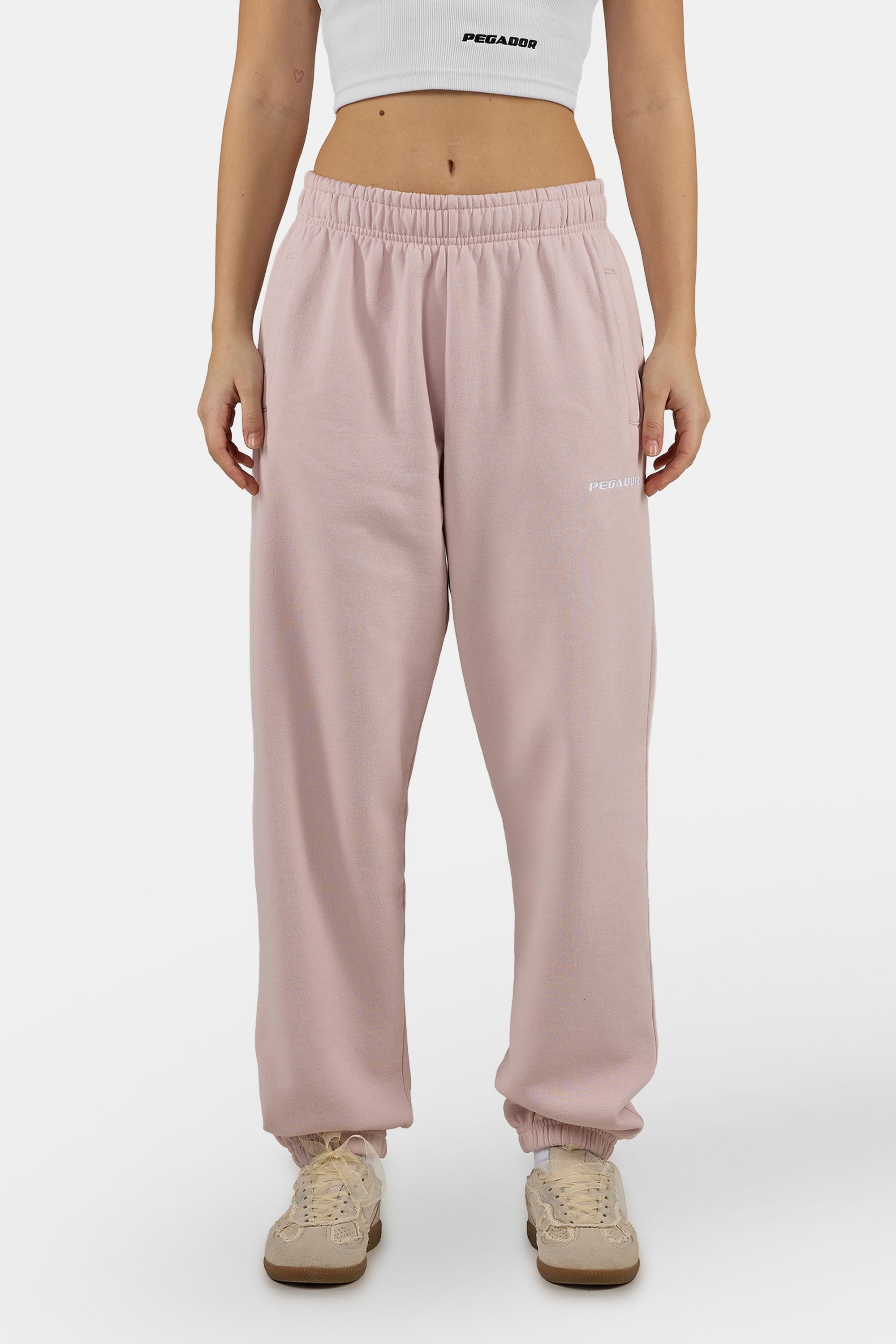 PEGADOR Pantalon sweat »Villa High Waisted Sweat Pants«  mélange coton, coupe régulière
