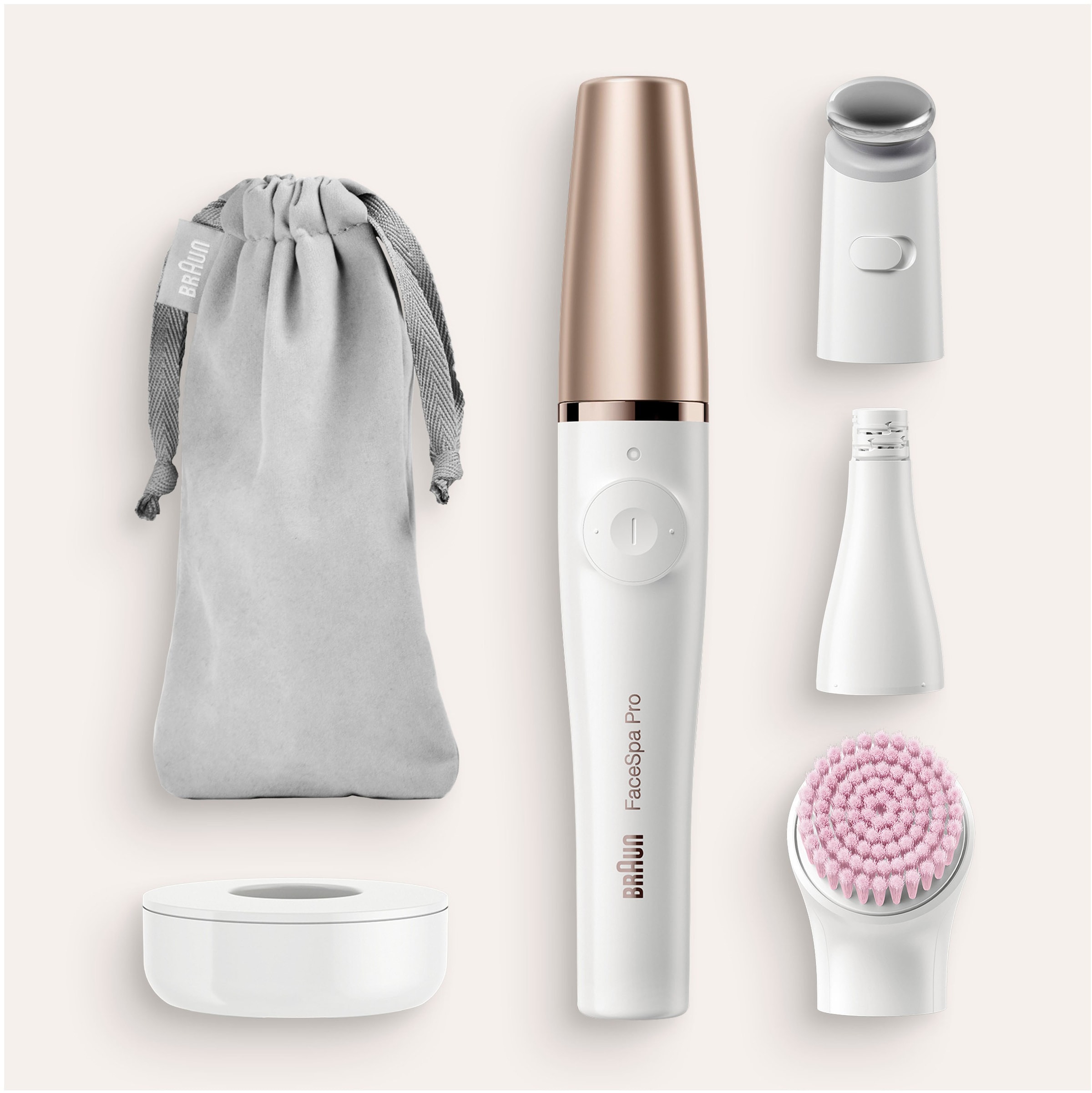Image of Braun Epilierer "FaceSpa Pro 912" 1 Stk. Aufsätze mit 3 Extras
