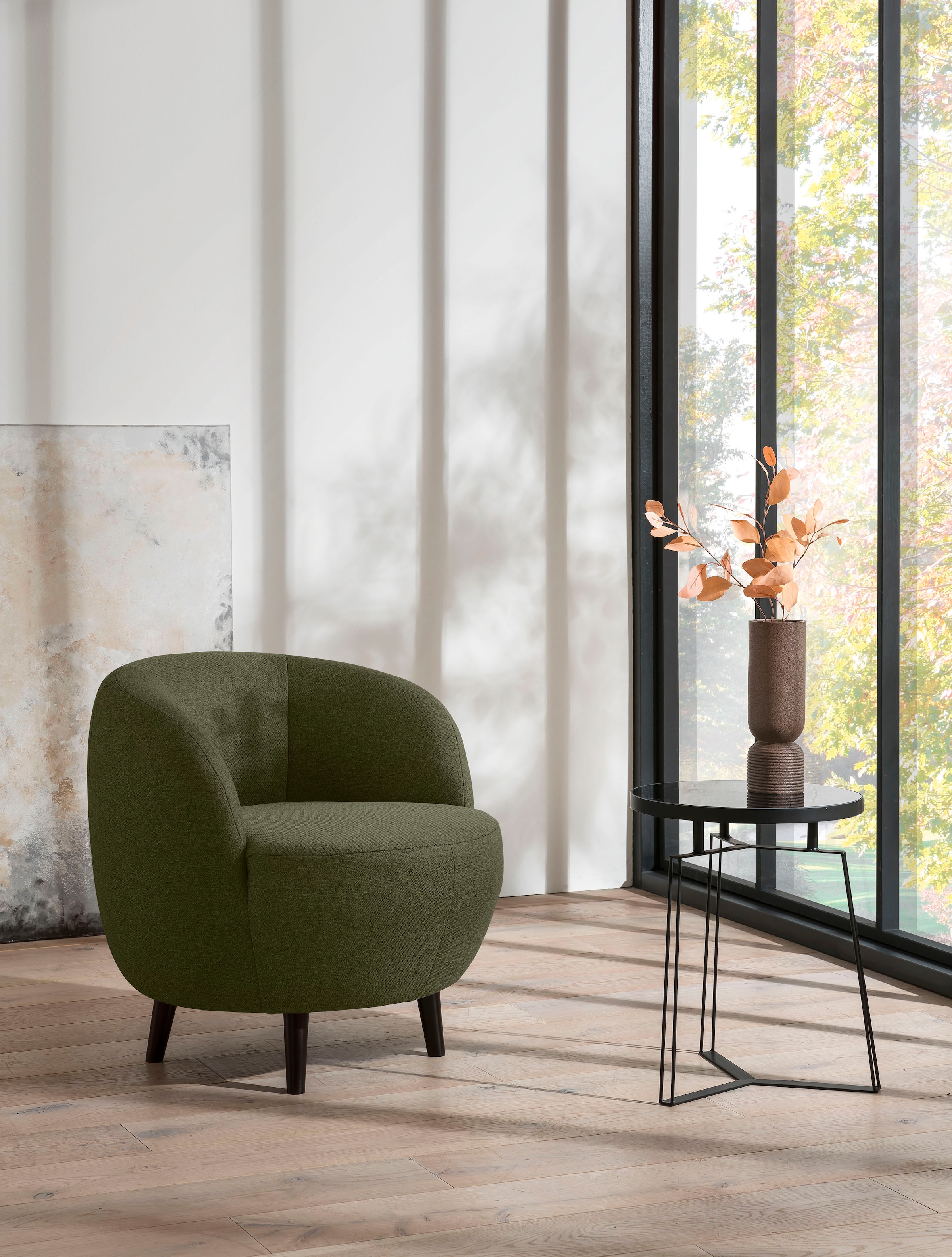 LOOKS by Wolfgang Joop Sessel »LOOKS XIV Cocktailsessel«, runde Form, perfekt für jeden Wohnraum als Einzelstück