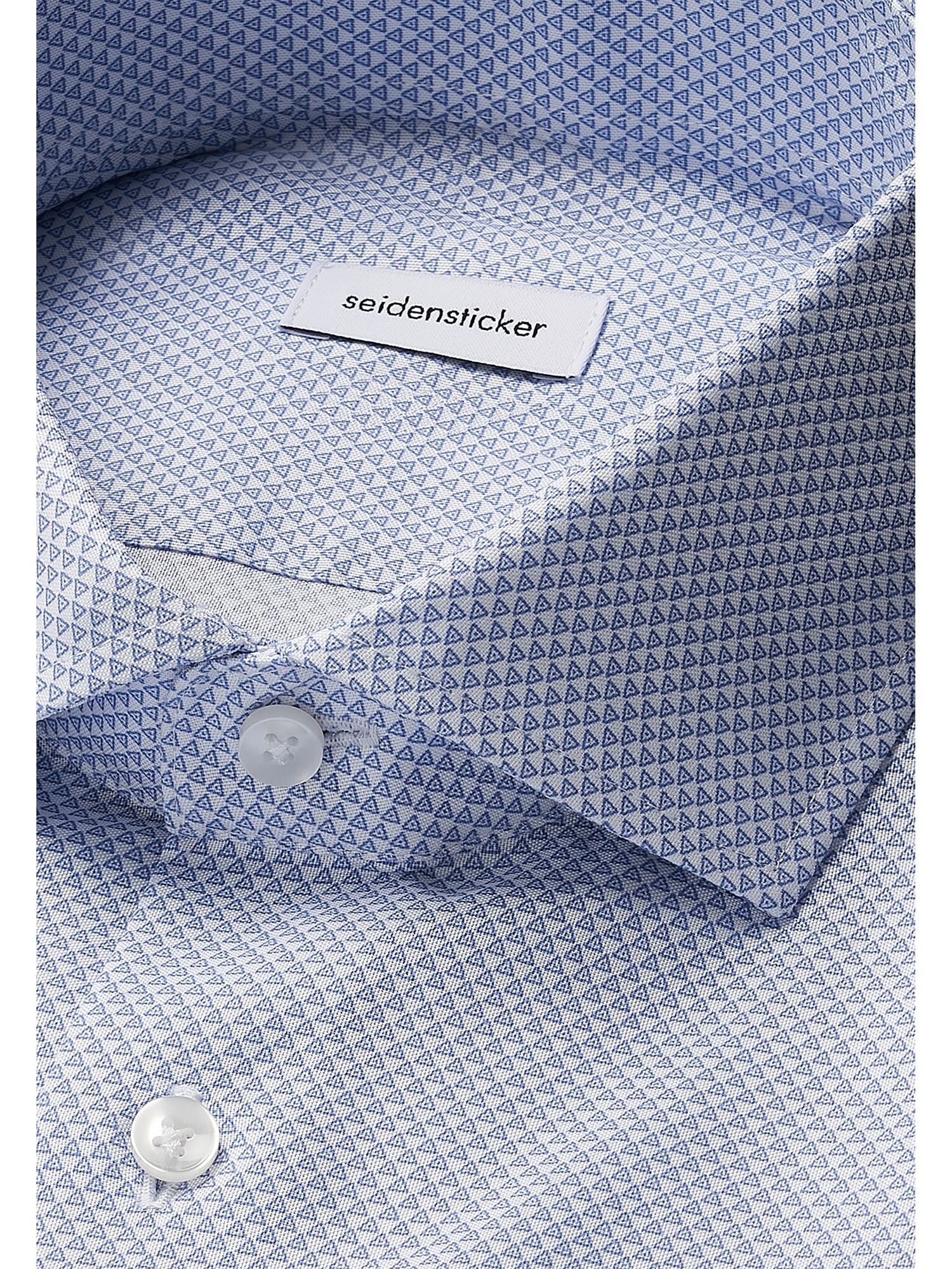 seidensticker Chemise d'affaires »Schwarze Rose« X-Slim 1/1 Kentkragen Druck