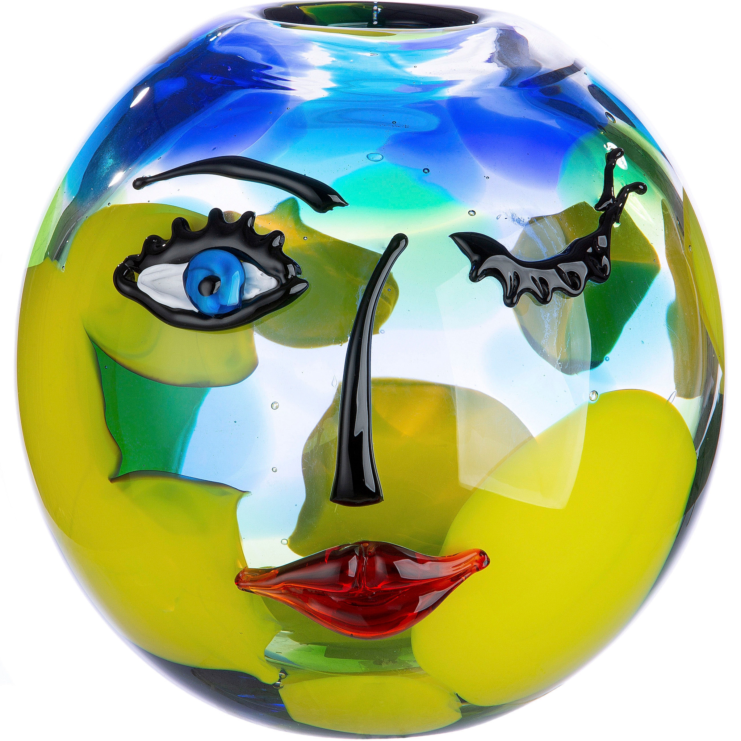 Image of Casablanca by Gilde Kugelvase "Novento" dekorative Vase aus Glas, Blumenvase