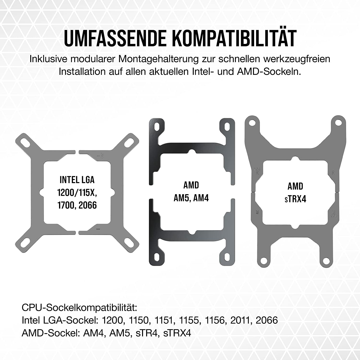 Corsair CPU Kühler »840006694229«, (1 St.), RGB Beleuchtung, iCUE